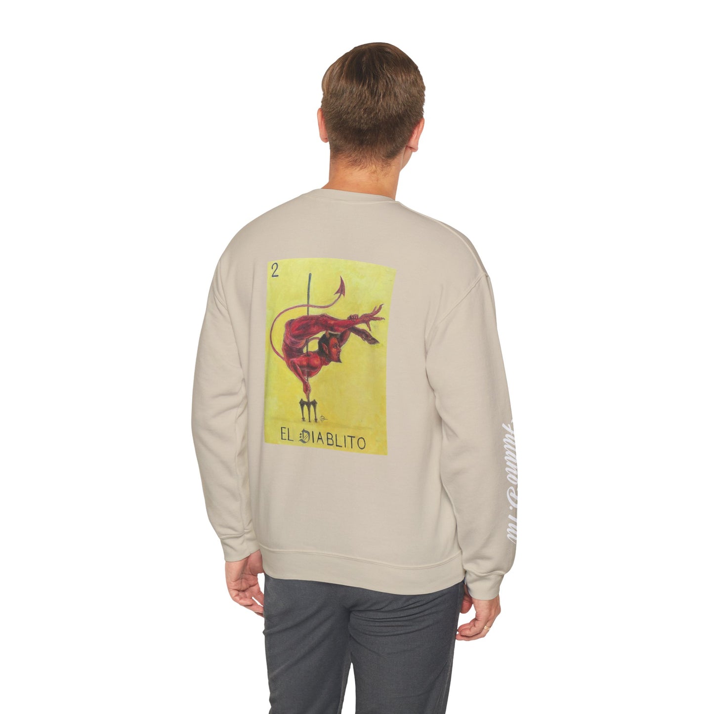 Double sided Contortionist/Herkey Diablito Unisex Sweatshirt