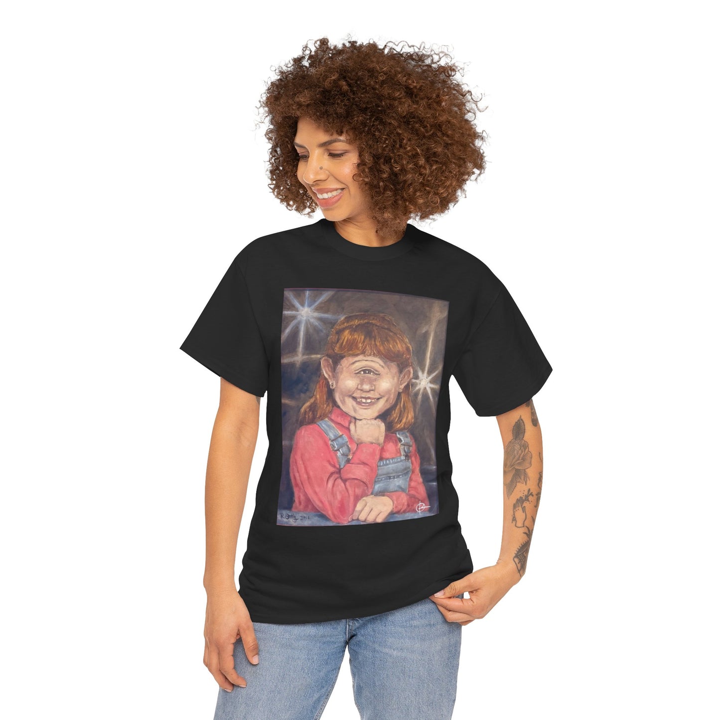 Chloe the Cyclops School Photo Unisex Cotton Tee