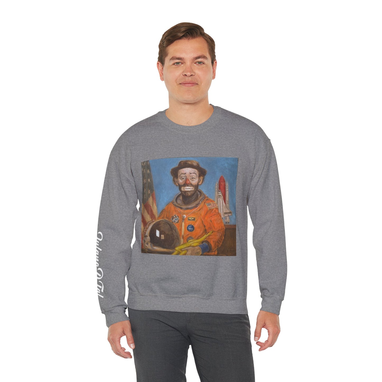 Clown Astronaut Unisex Sweatshirt