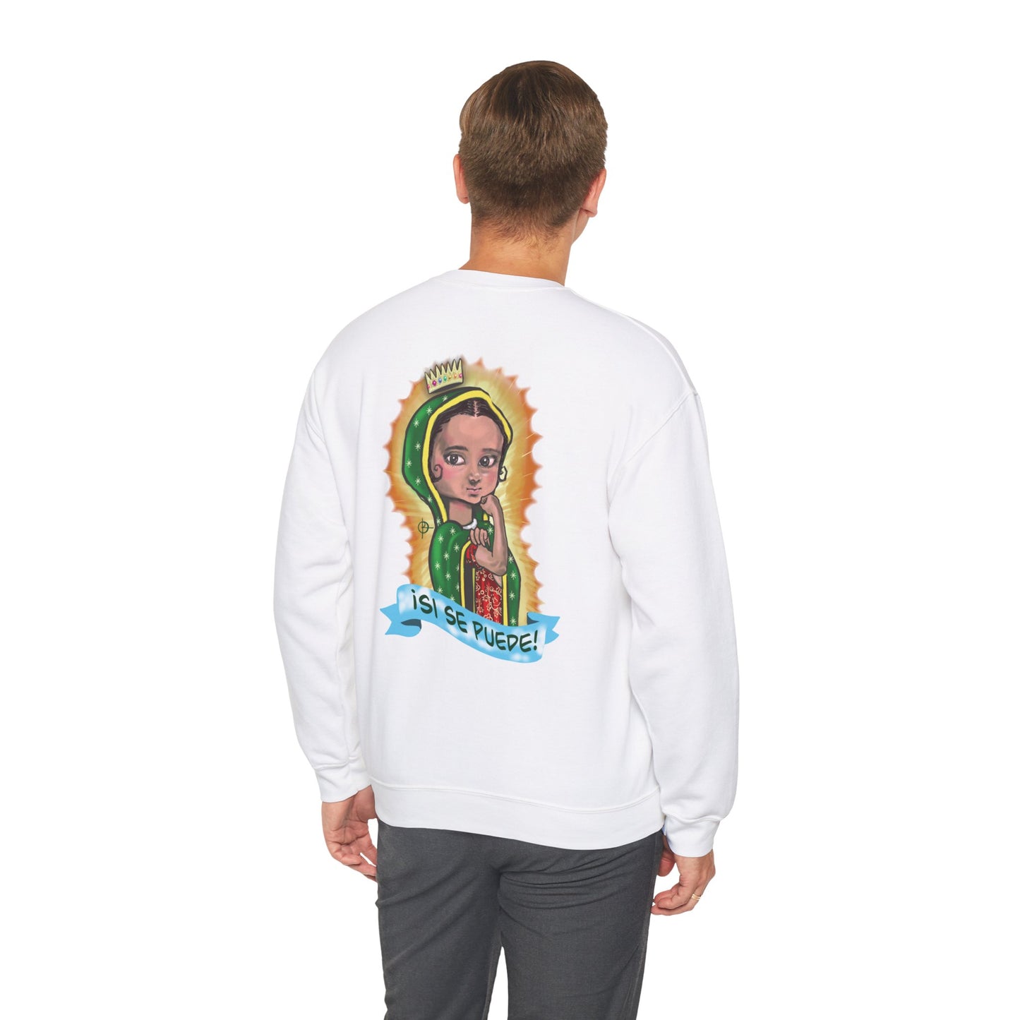 Double Sided Lupita la Virgencita Unisex Sweatshirt