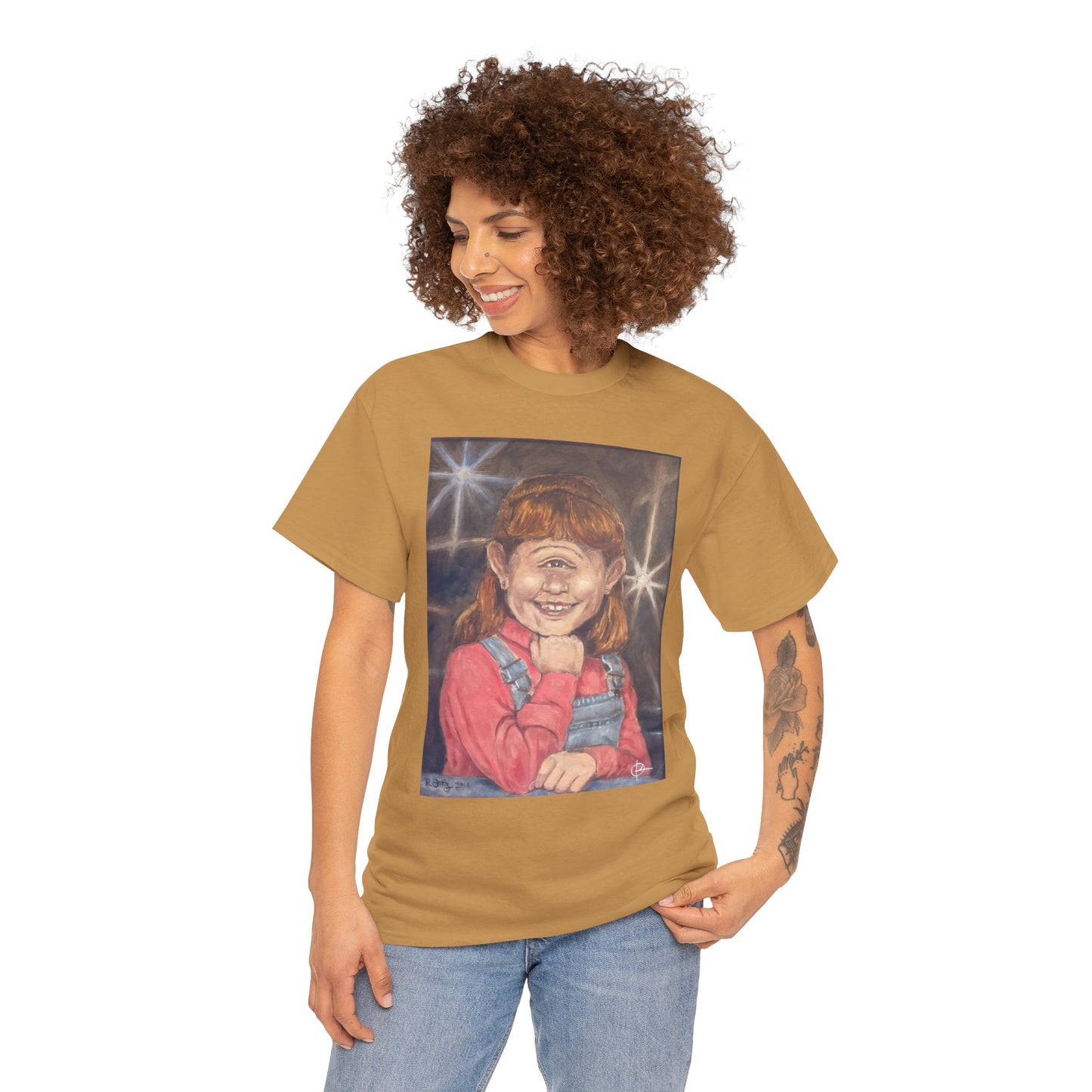 Chloe the Cyclops School Photo Unisex Cotton Tee