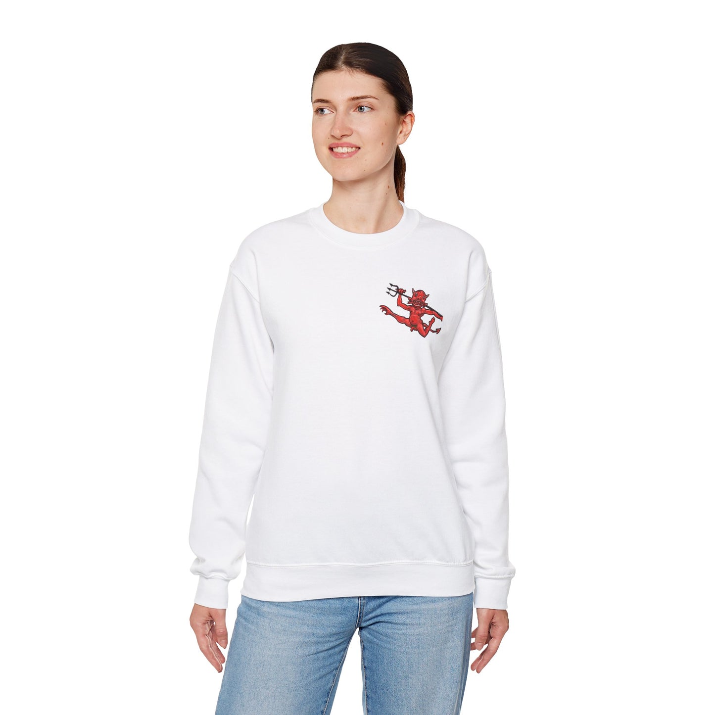 Double sided Contortionist/Herkey Diablito Unisex Sweatshirt
