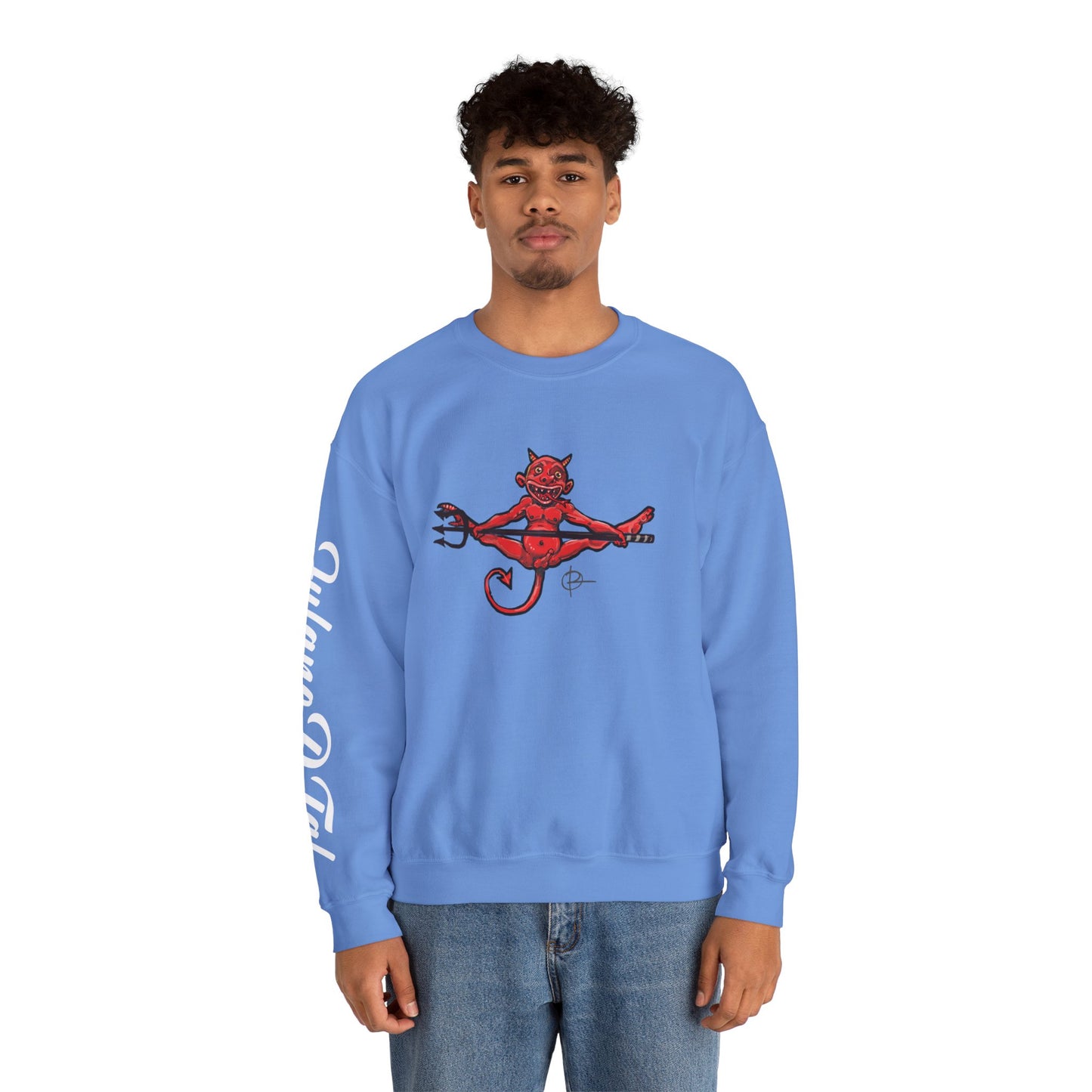 Double sided, Raise Hell/Toe Touch Diablito Unisex Sweatshirt