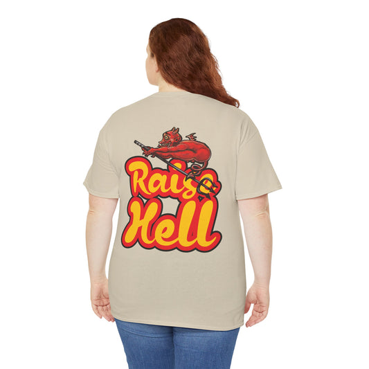Double Sided Raise Hell/ Toe Touch Diablito Cotton Tee