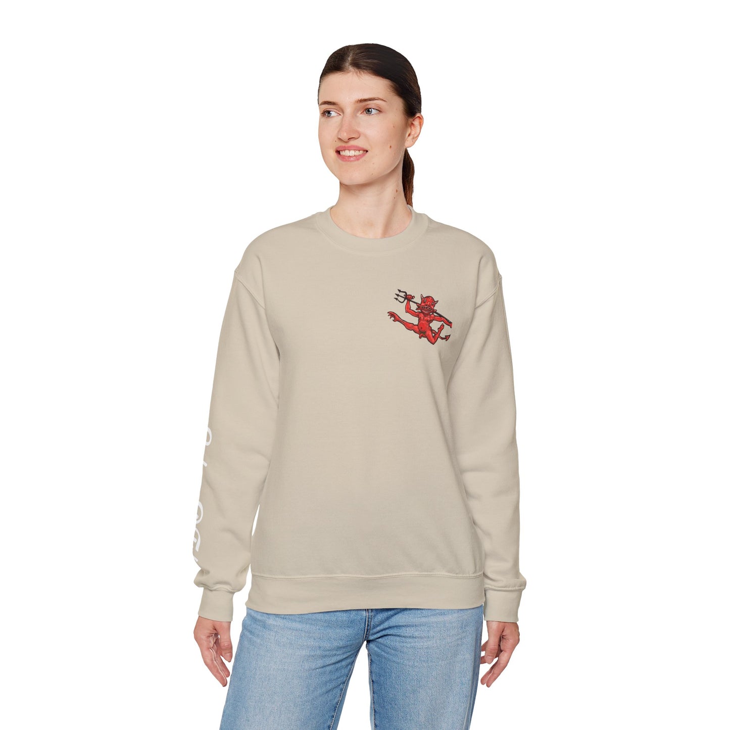 Double sided Contortionist/Herkey Diablito Unisex Sweatshirt