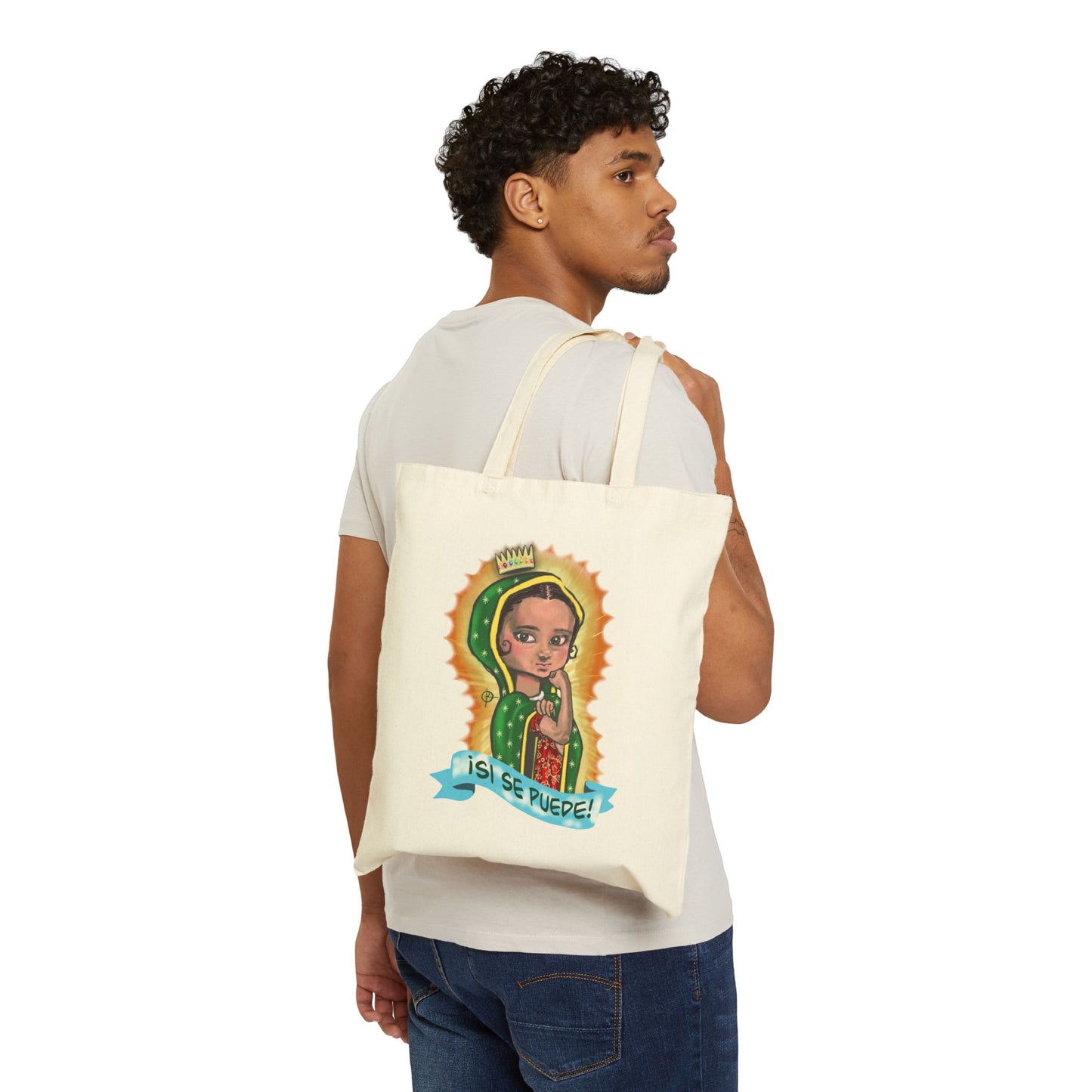 Lupita la Virgencita Canvas Tote Bag