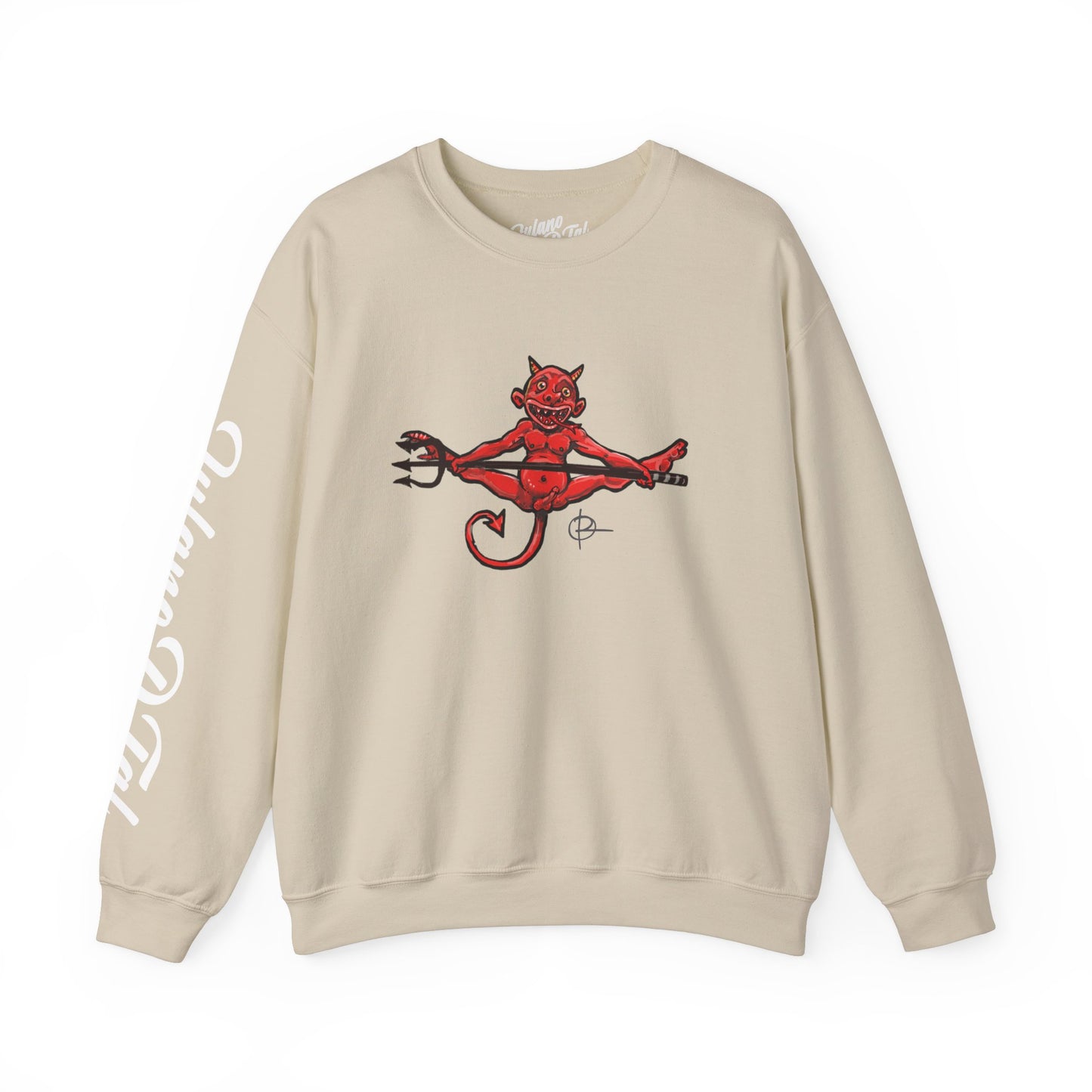 Double sided, Raise Hell/Toe Touch Diablito Unisex Sweatshirt