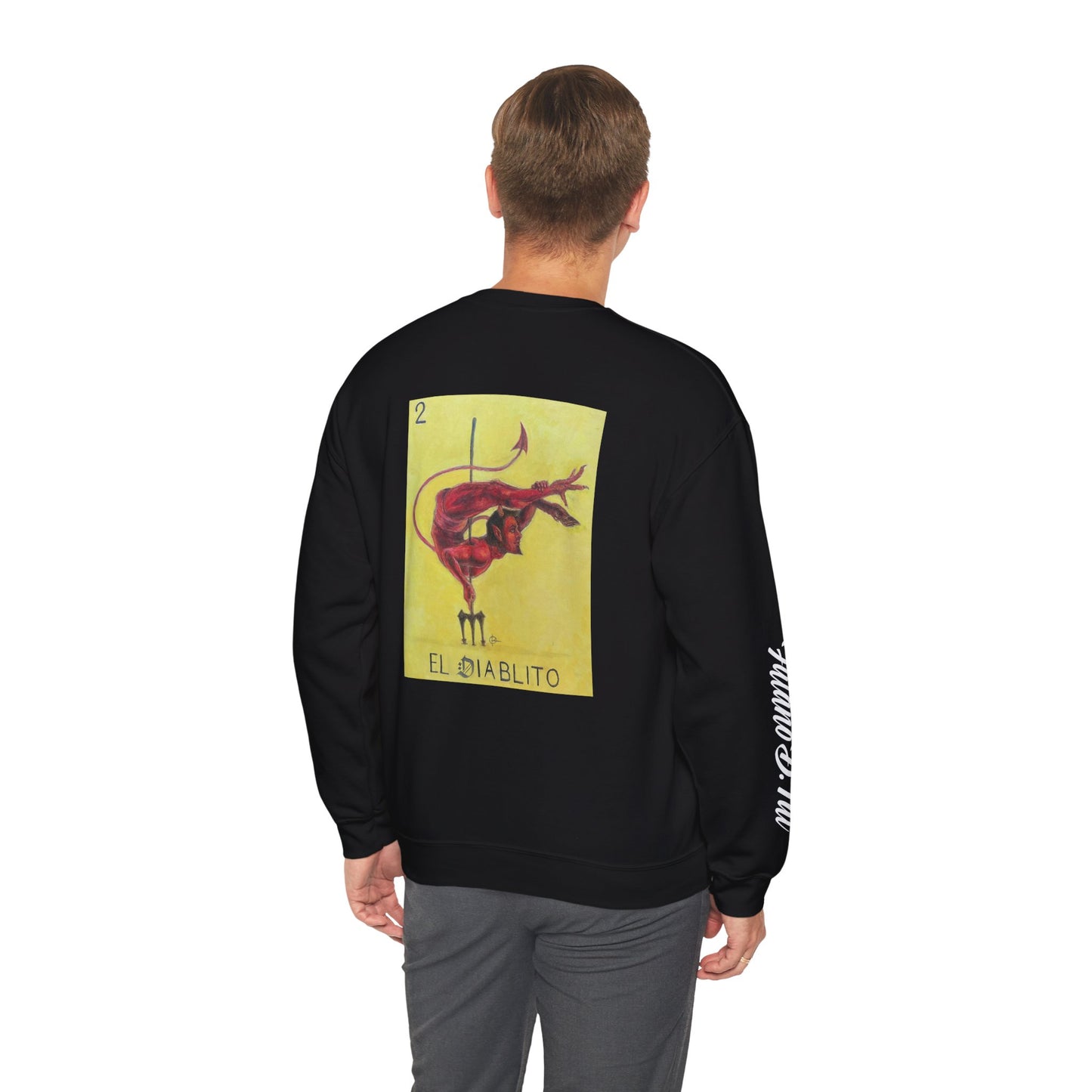 Double sided Contortionist/Herkey Diablito Unisex Sweatshirt