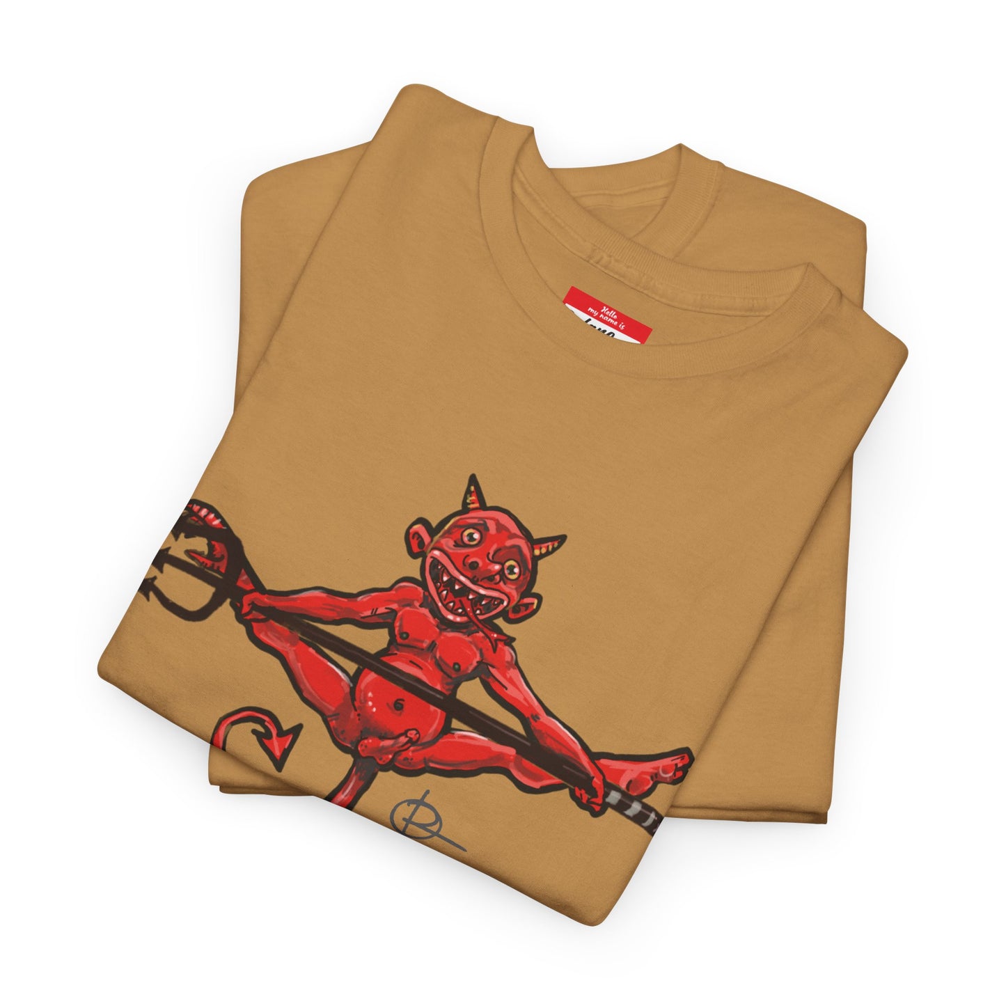 Double Sided Raise Hell/ Toe Touch Diablito Cotton Tee