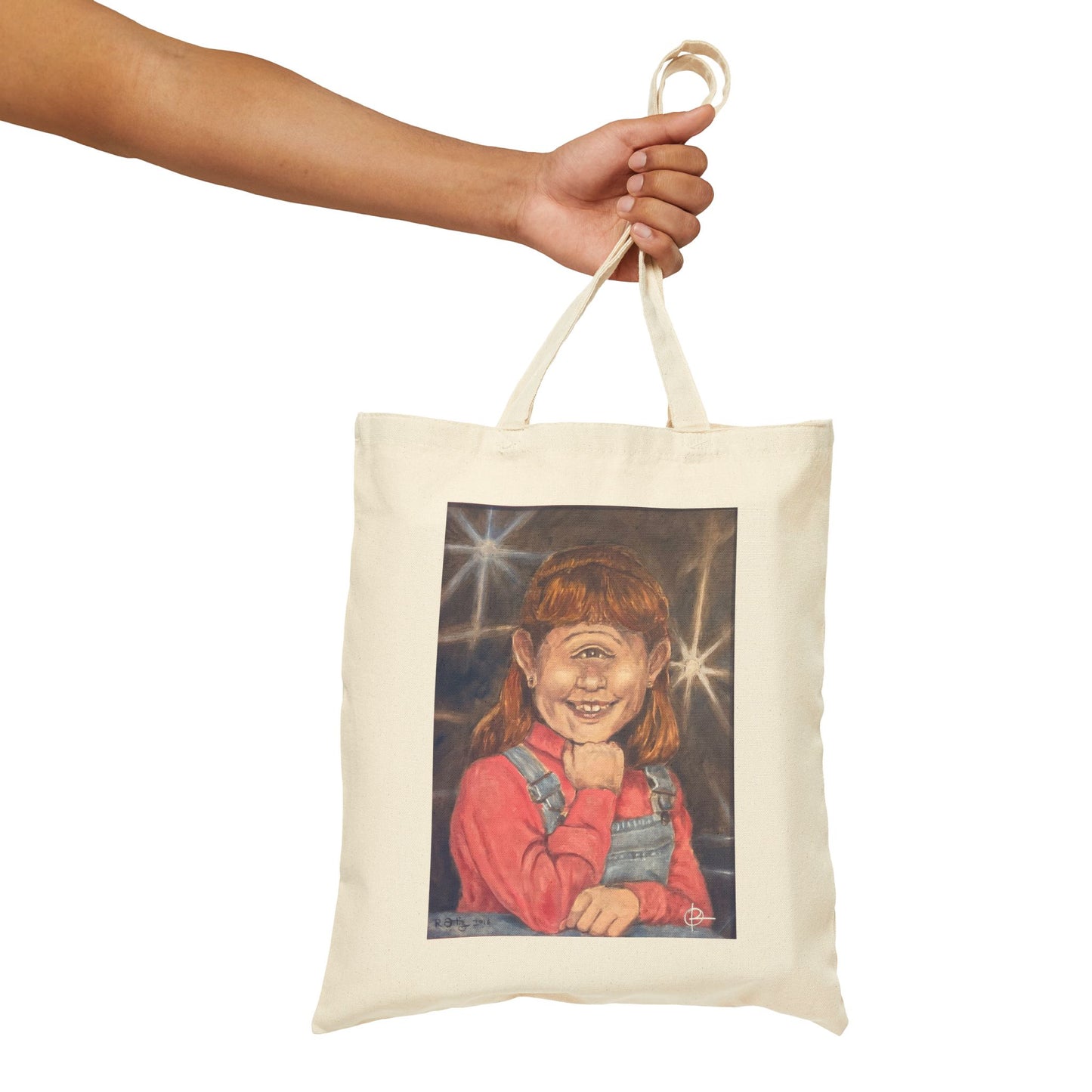 Chloe the Cyclops Glamor Canvas Tote Bag