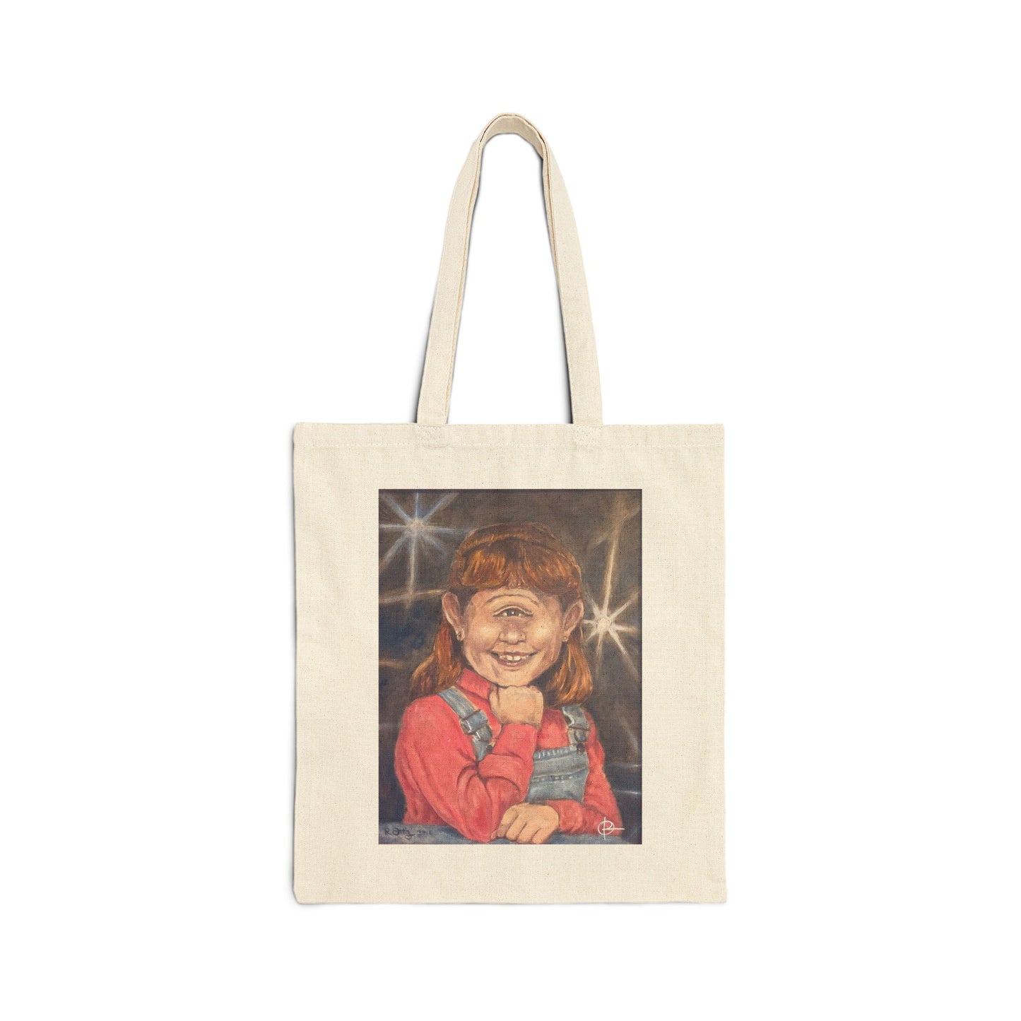 Chloe the Cyclops Glamor Canvas Tote Bag
