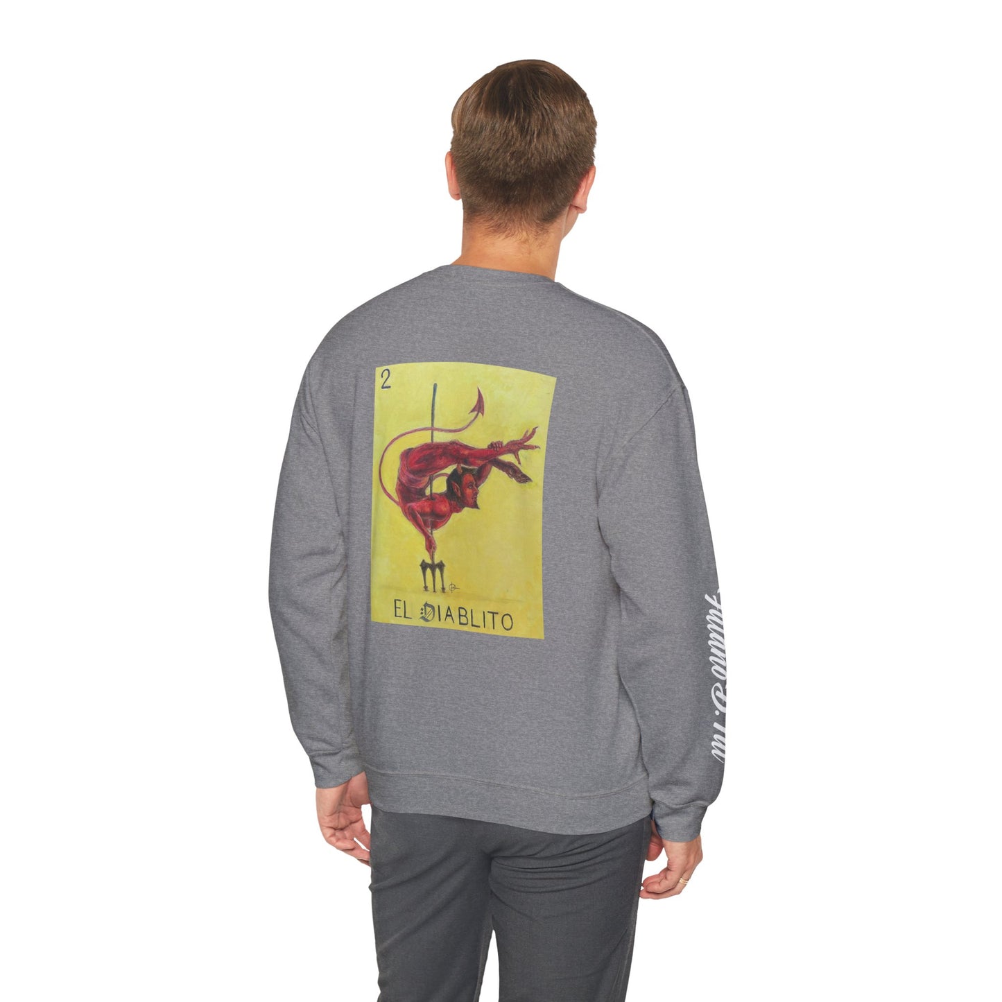 Double sided Contortionist/Herkey Diablito Unisex Sweatshirt