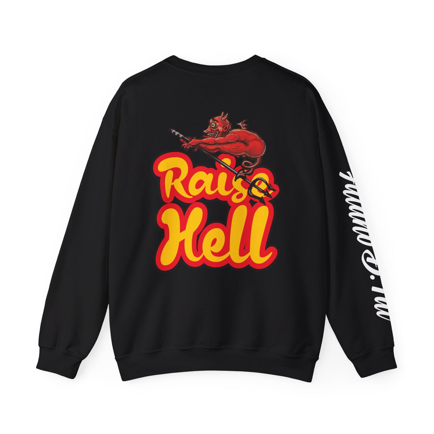 Double sided, Raise Hell/Toe Touch Diablito Unisex Sweatshirt