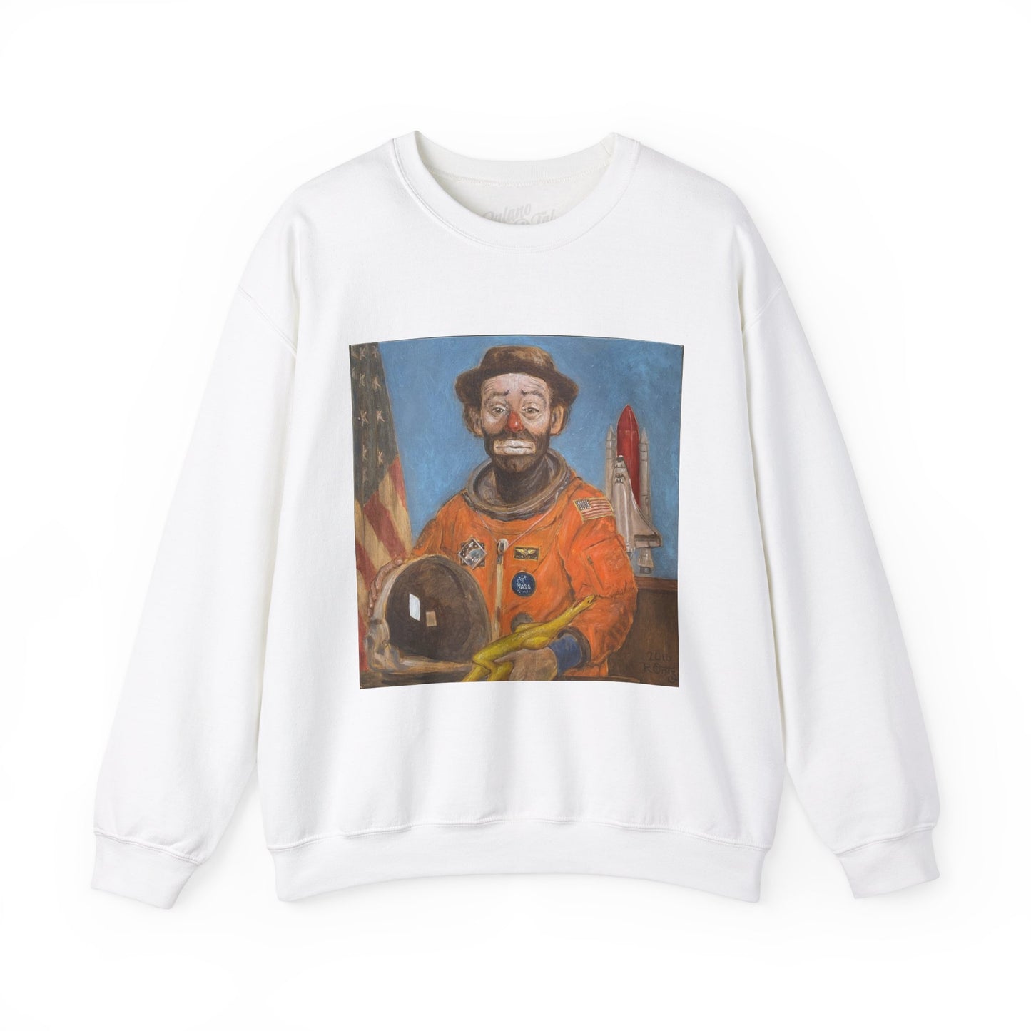Clown Astronaut Unisex Sweatshirt