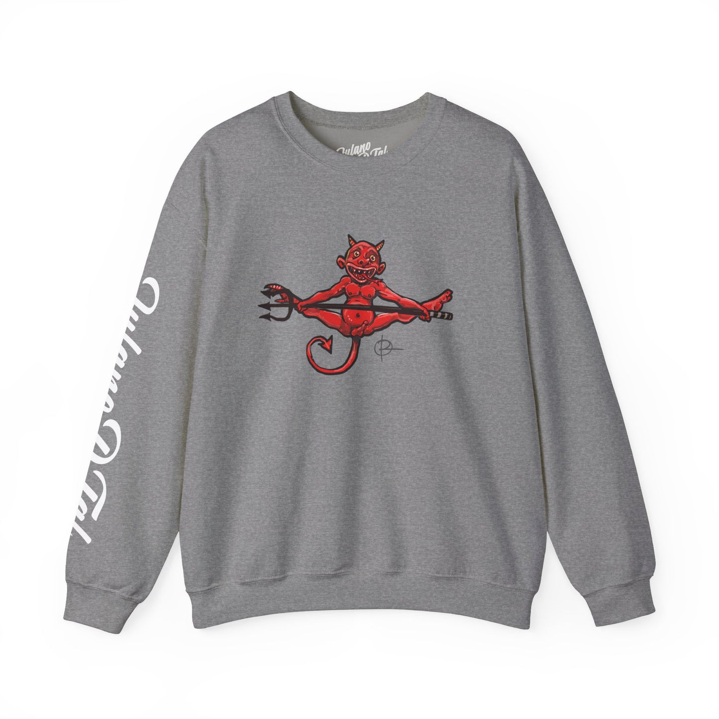 Double sided, Raise Hell/Toe Touch Diablito Unisex Sweatshirt