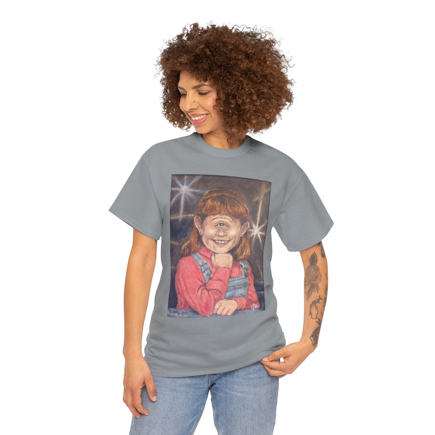 Chloe the Cyclops School Photo Unisex Cotton Tee