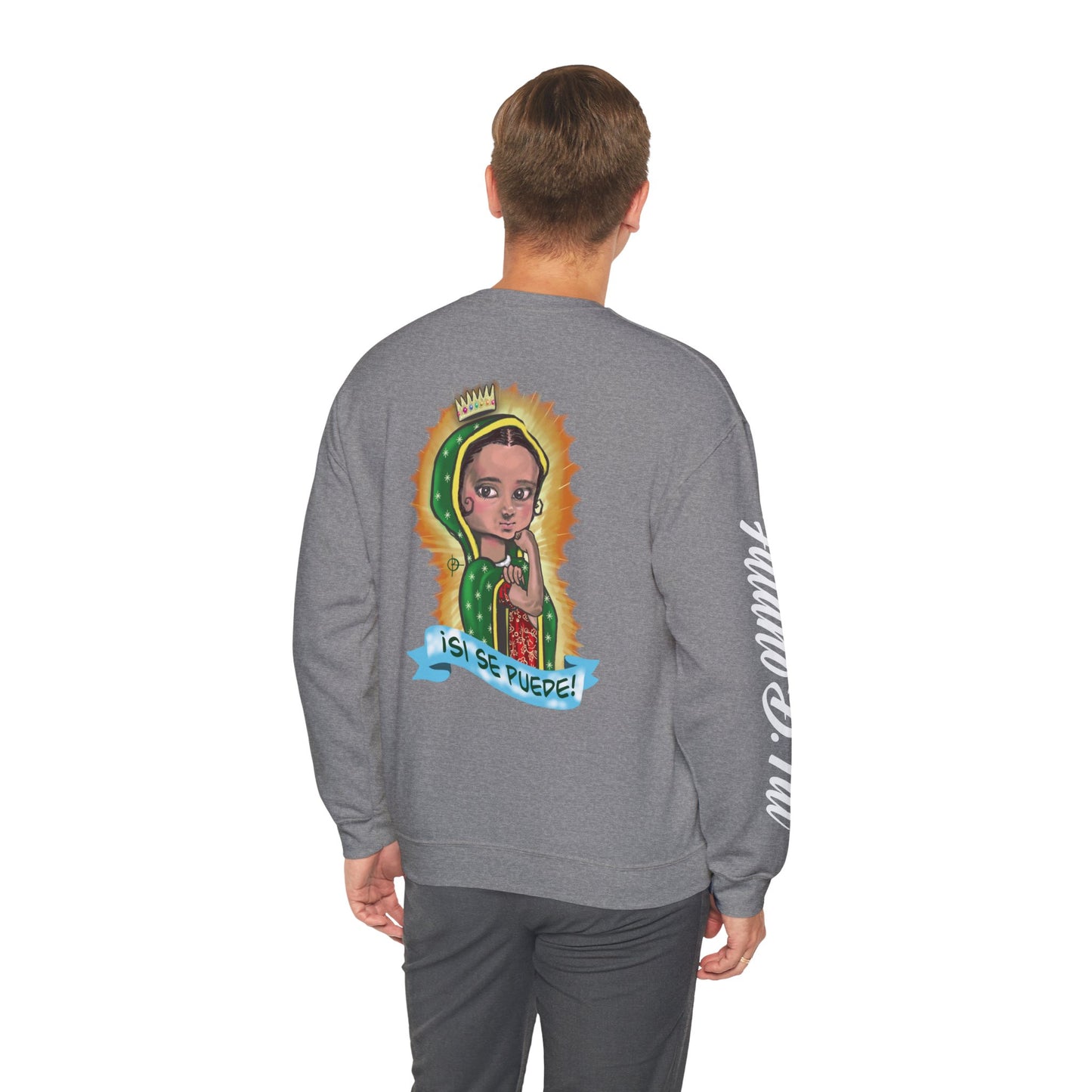 Double Sided Lupita la Virgencita Unisex Sweatshirt