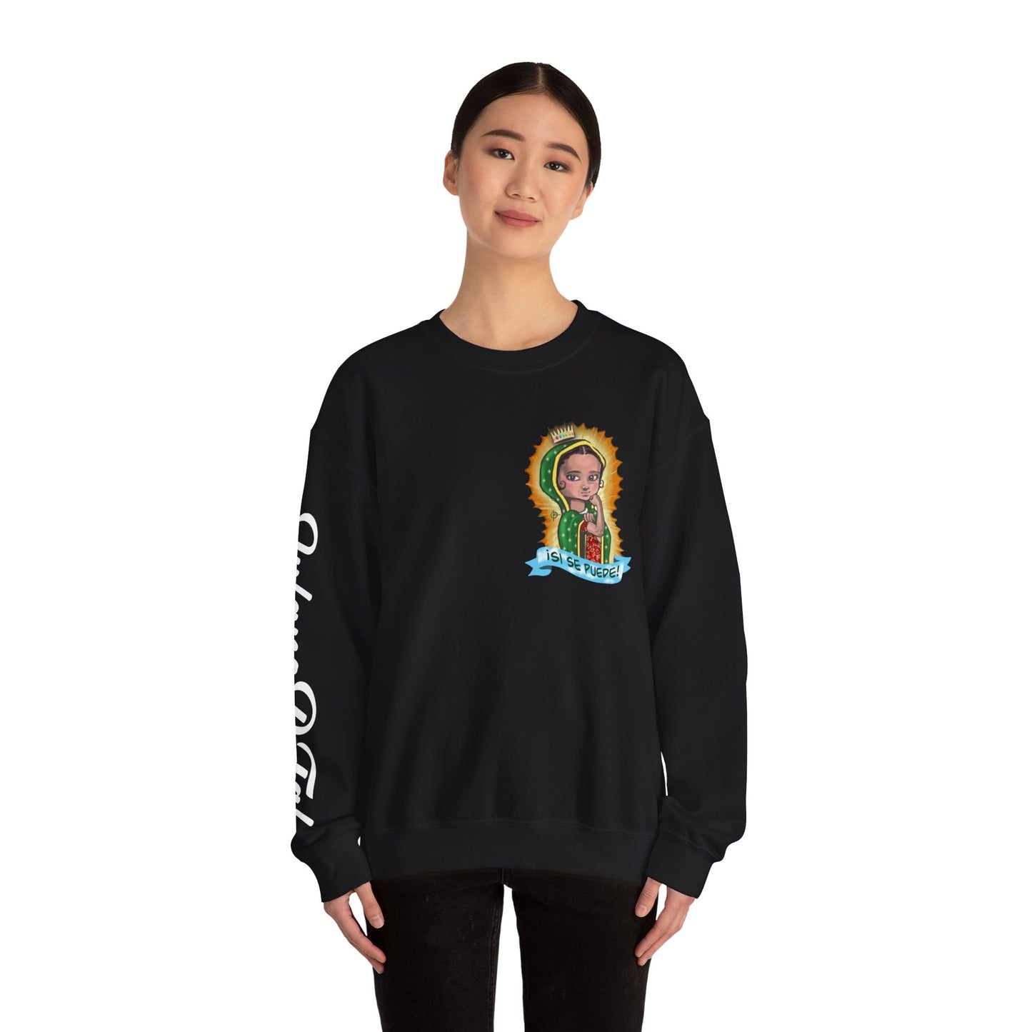 Double Sided Lupita la Virgencita Unisex Sweatshirt
