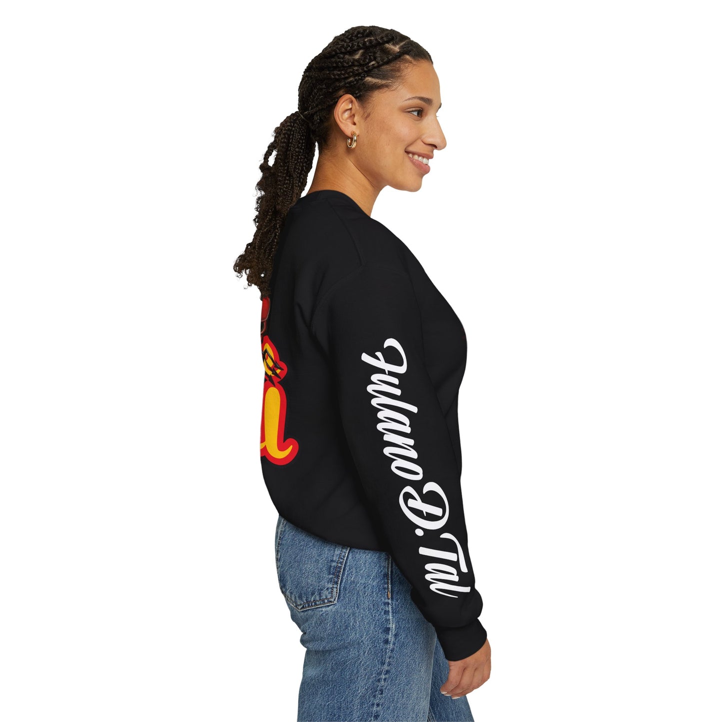 Double sided, Raise Hell/Toe Touch Diablito Unisex Sweatshirt