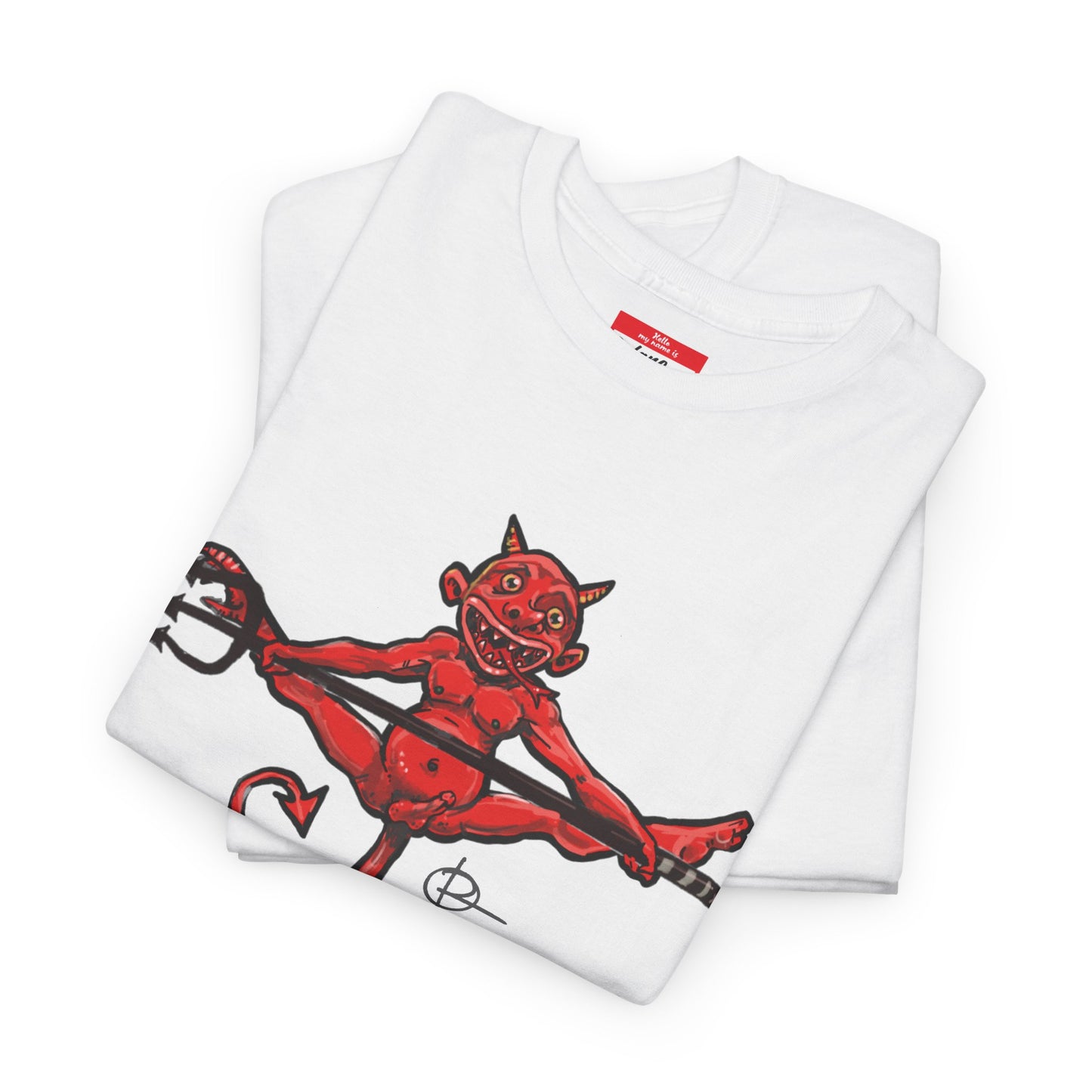 Double Sided Raise Hell/ Toe Touch Diablito Cotton Tee