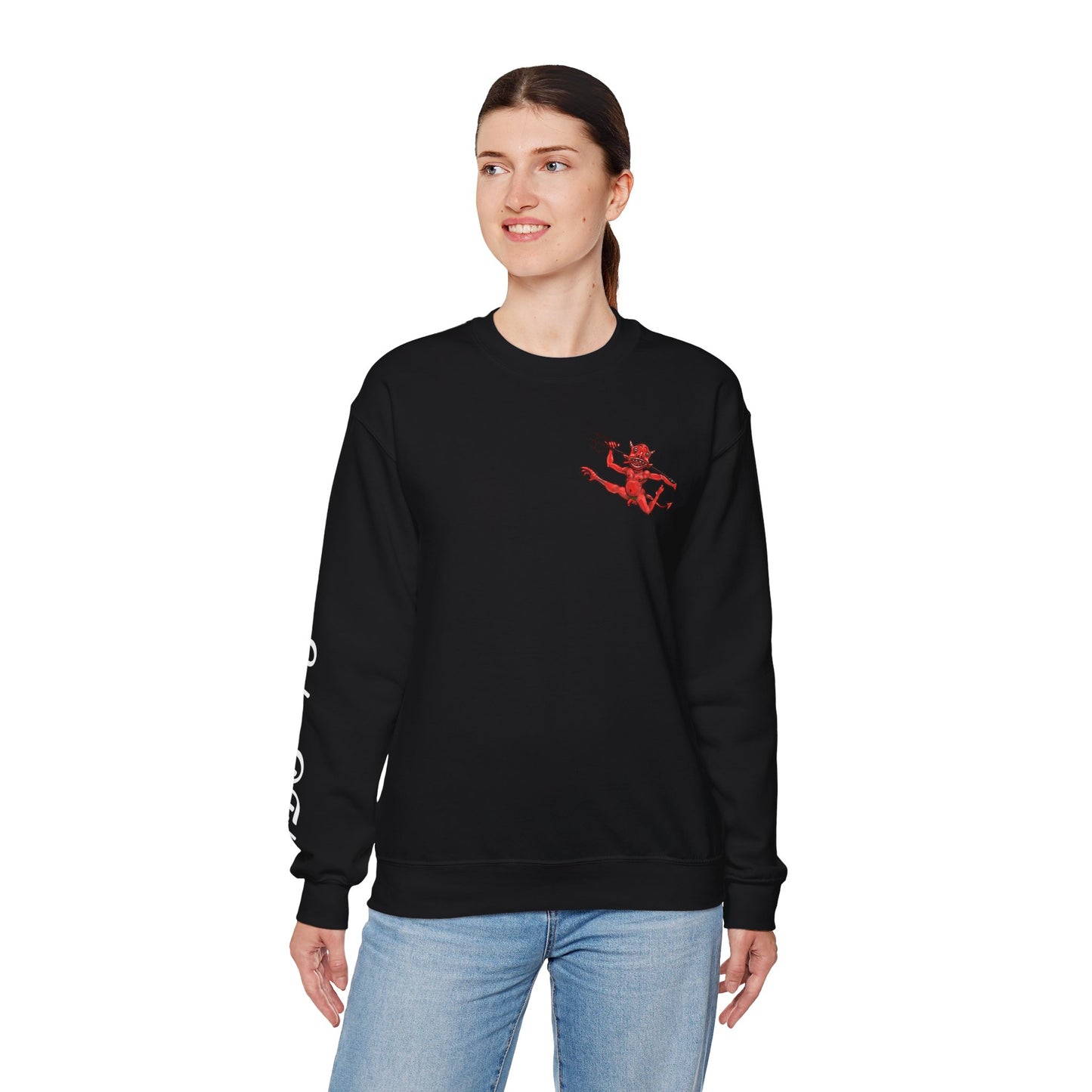 Double sided Contortionist/Herkey Diablito Unisex Sweatshirt