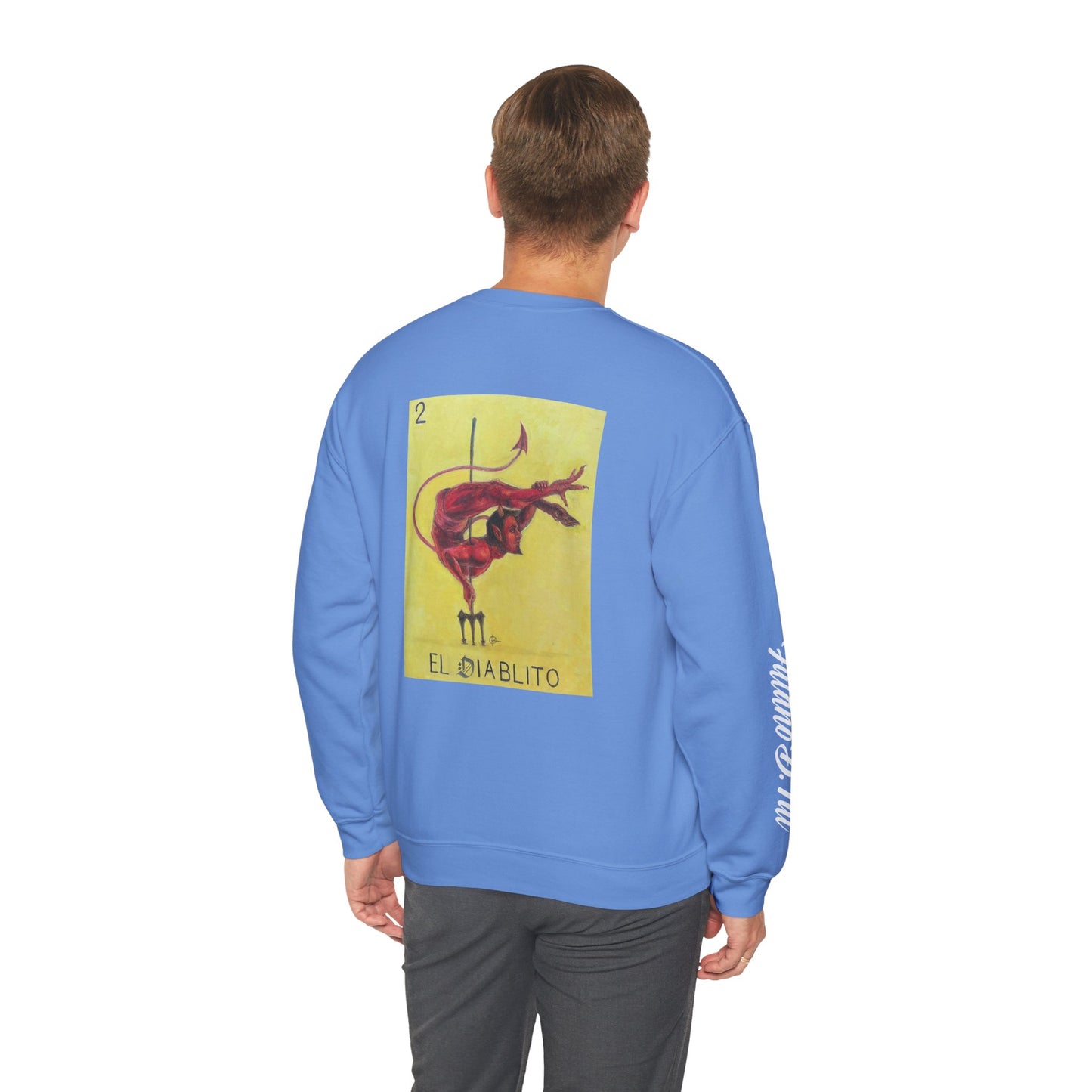 Double sided Contortionist/Herkey Diablito Unisex Sweatshirt