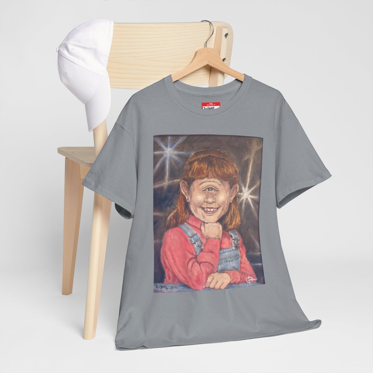 Chloe the Cyclops School Photo Unisex Cotton Tee