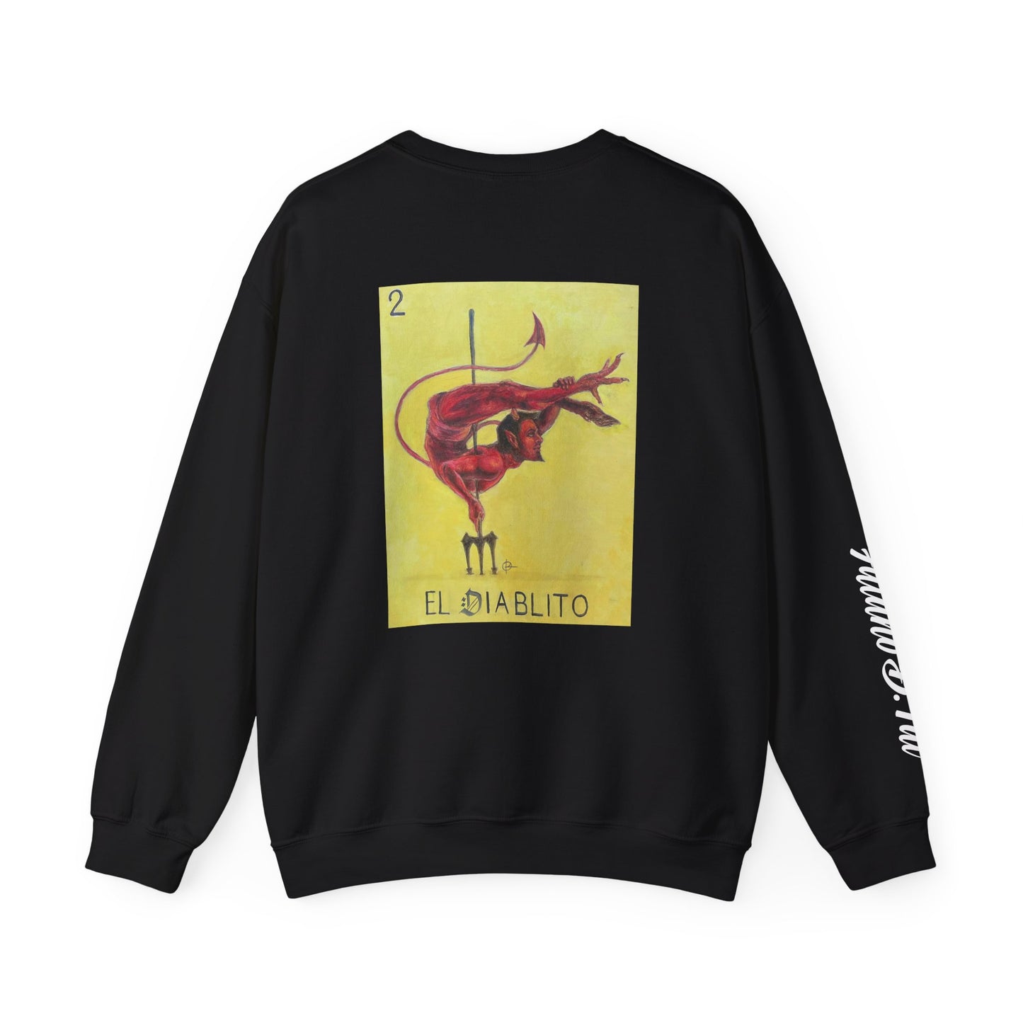Double sided Contortionist/Herkey Diablito Unisex Sweatshirt