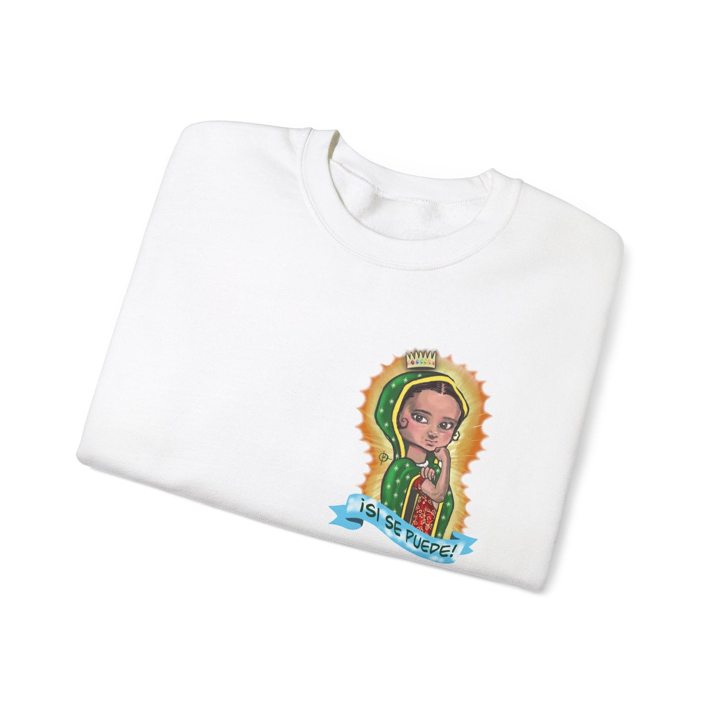 Double Sided Lupita la Virgencita Unisex Sweatshirt