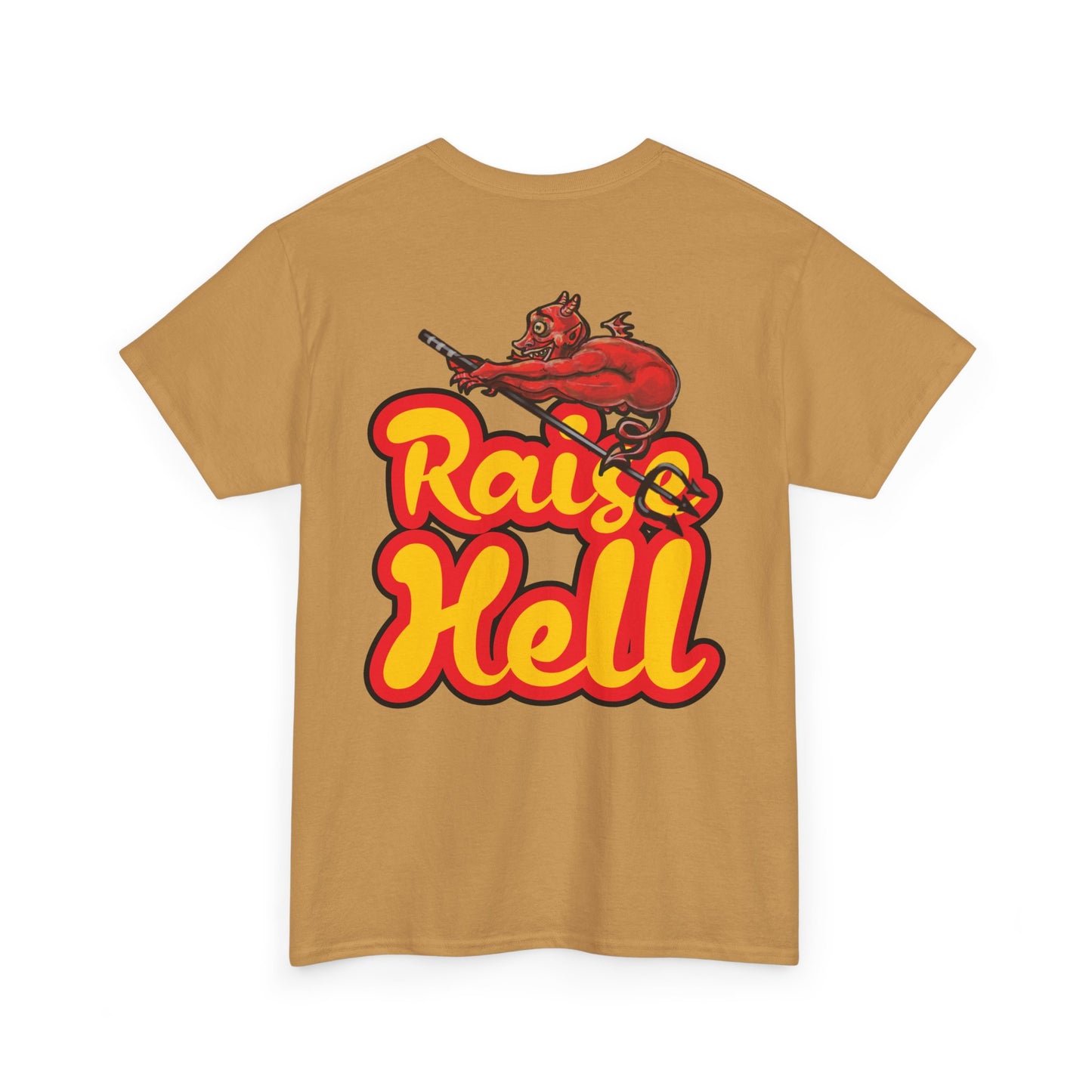 Double Sided Raise Hell/ Toe Touch Diablito Cotton Tee