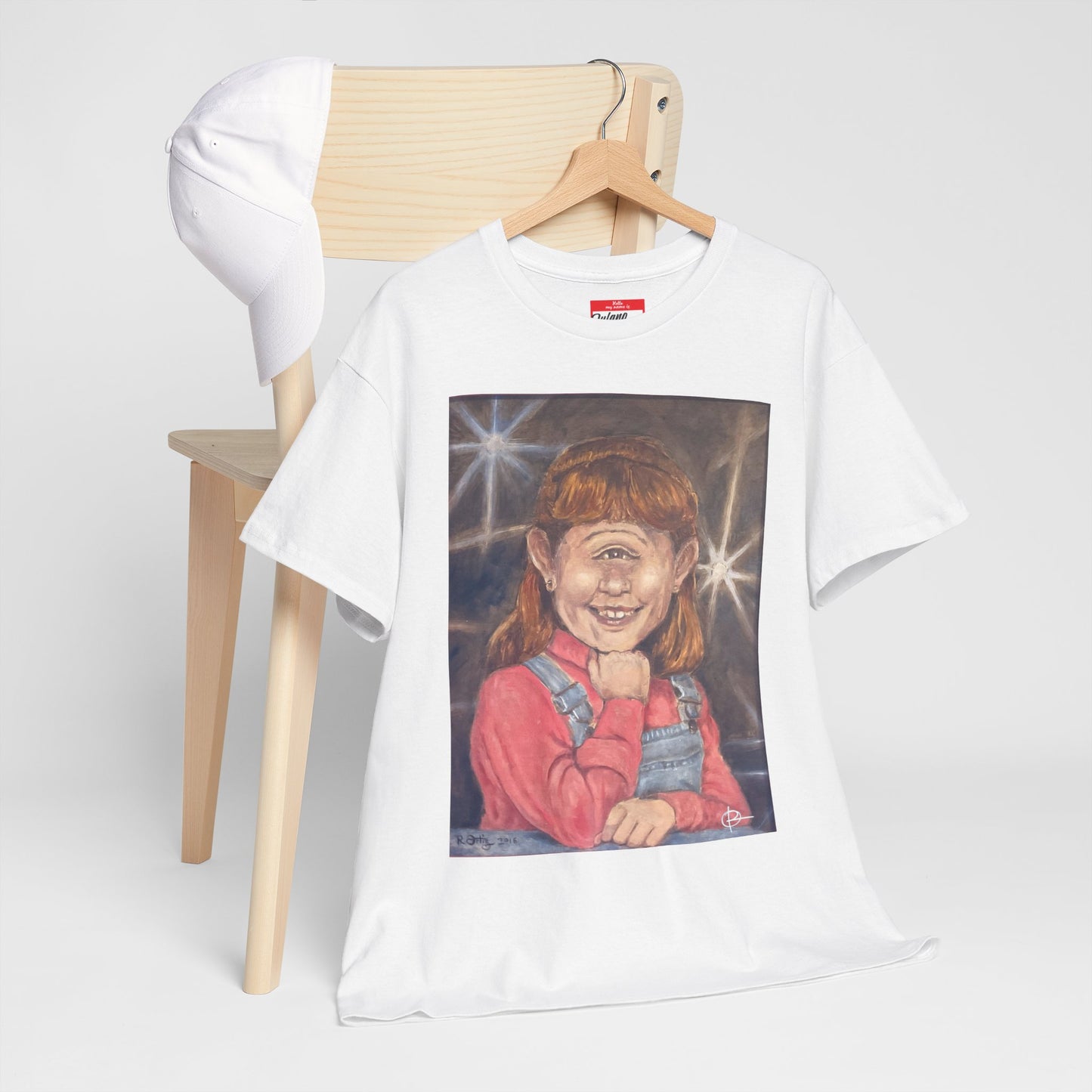 Chloe the Cyclops School Photo Unisex Cotton Tee