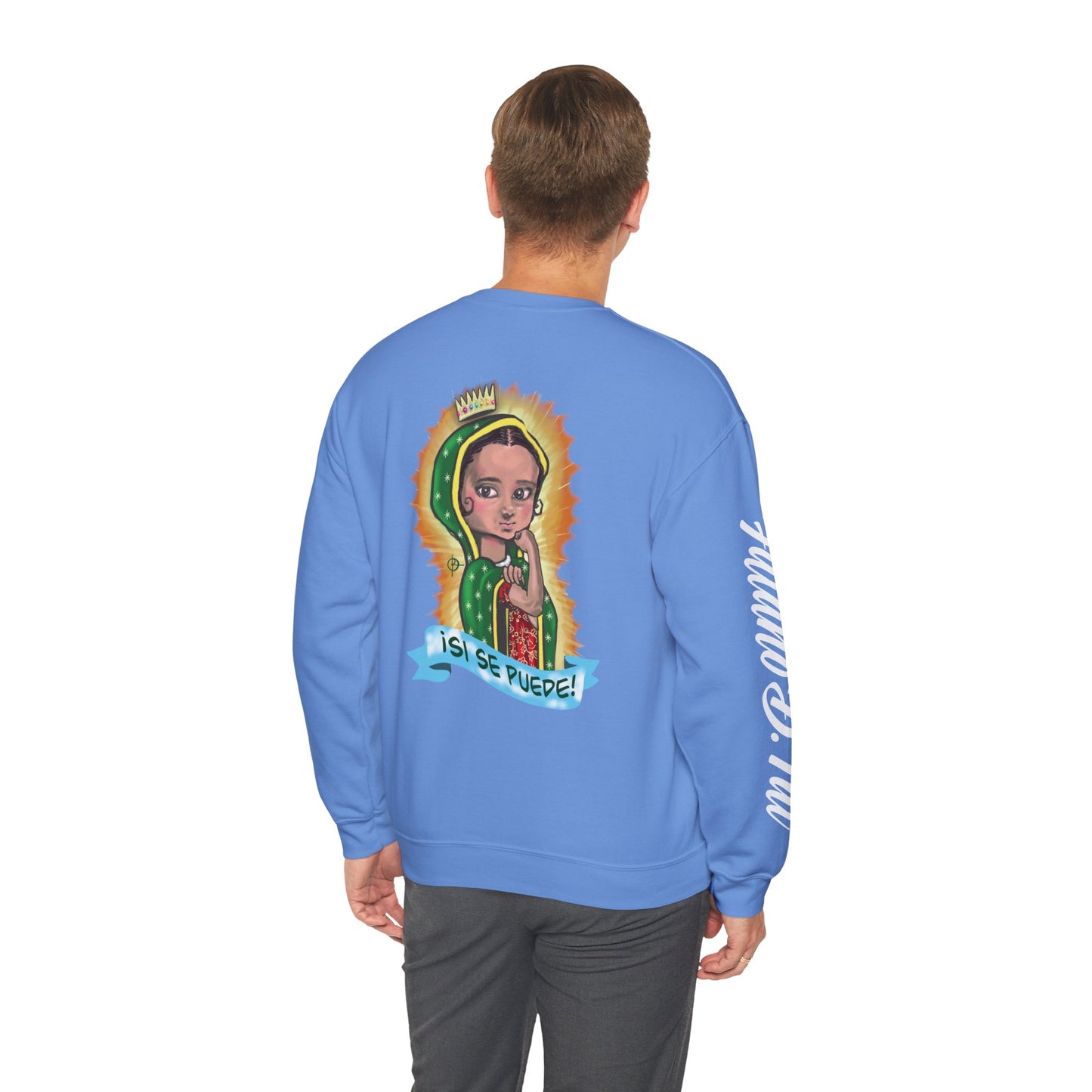 Double Sided Lupita la Virgencita Unisex Sweatshirt