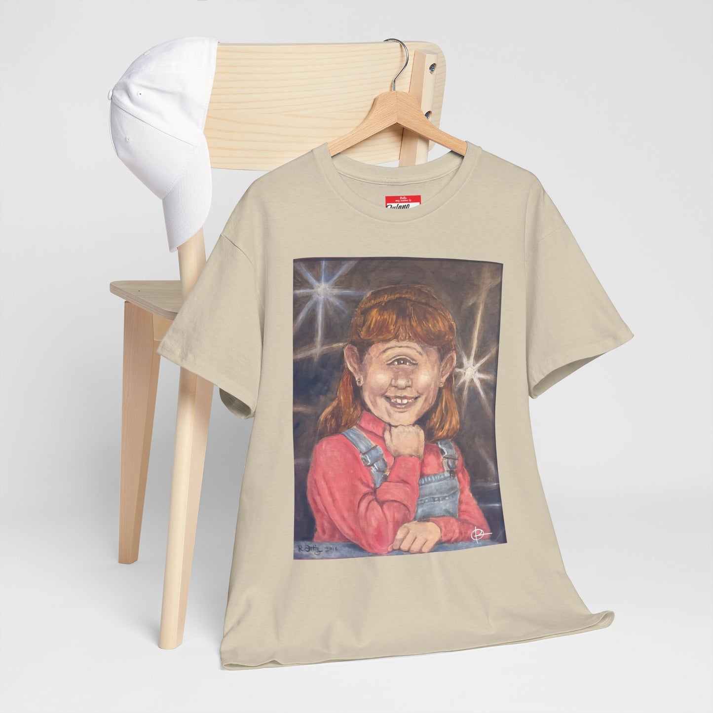 Chloe the Cyclops School Photo Unisex Cotton Tee