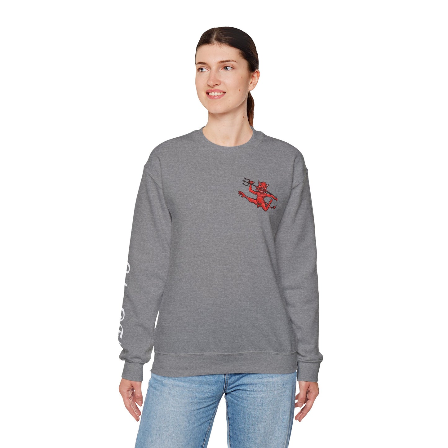 Double sided Contortionist/Herkey Diablito Unisex Sweatshirt