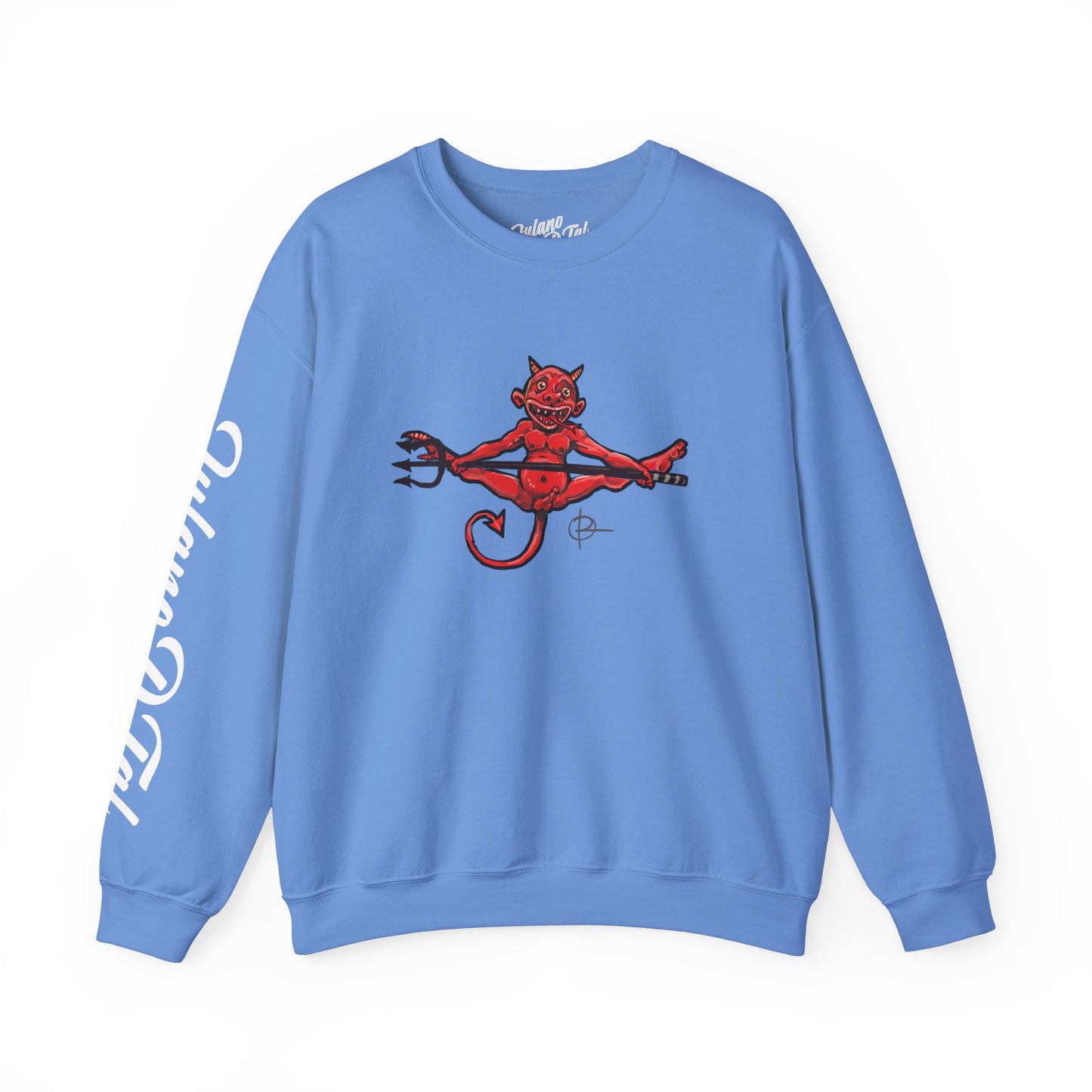 Double sided, Raise Hell/Toe Touch Diablito Unisex Sweatshirt