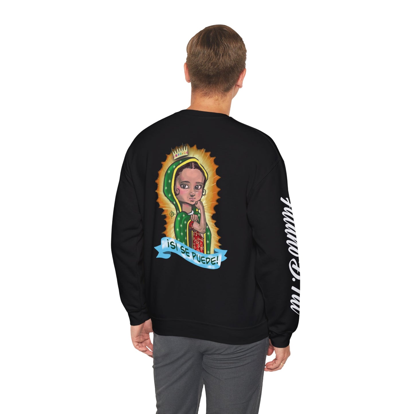 Double Sided Lupita la Virgencita Unisex Sweatshirt