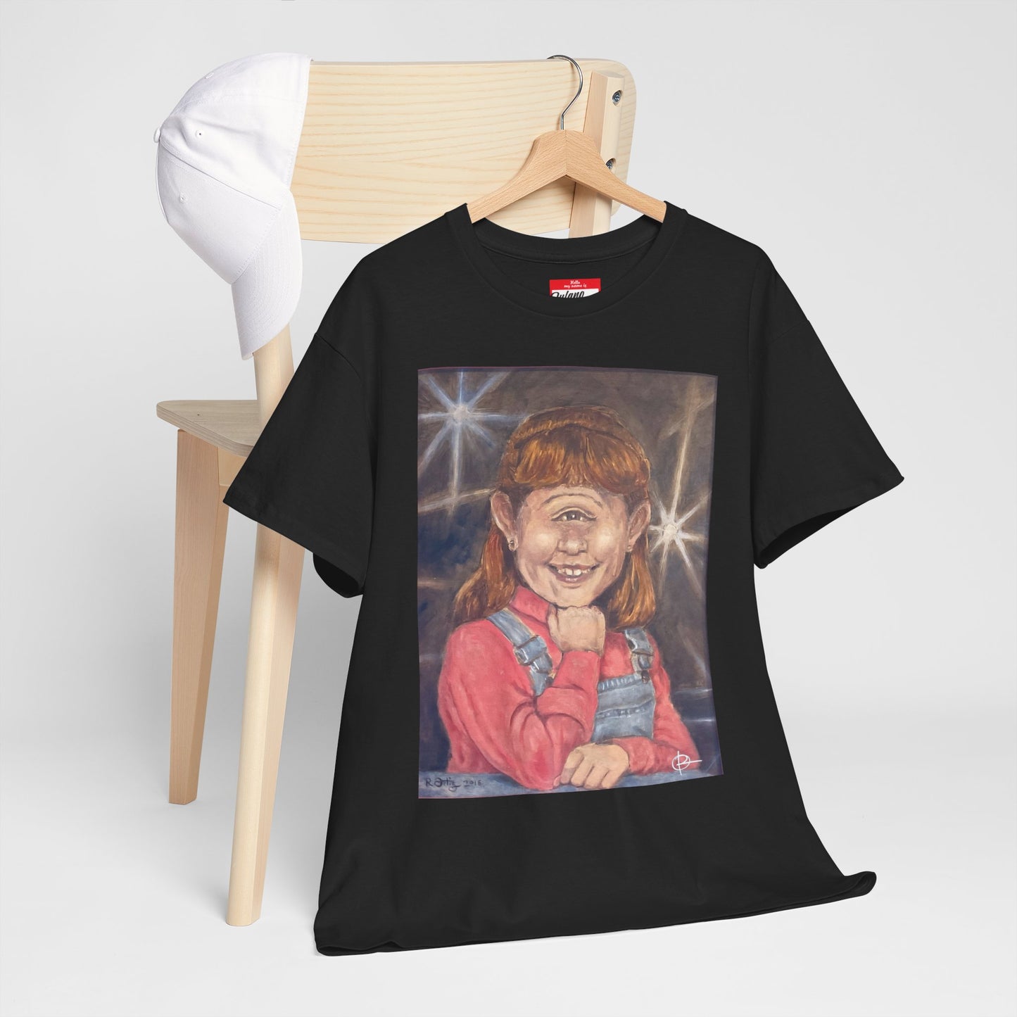 Chloe the Cyclops School Photo Unisex Cotton Tee
