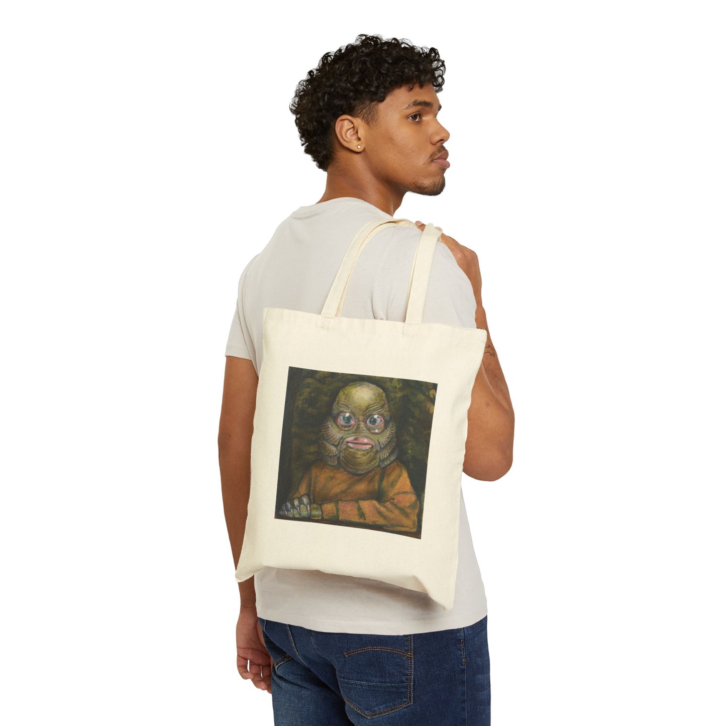 Guppy Canvas Tote Bag