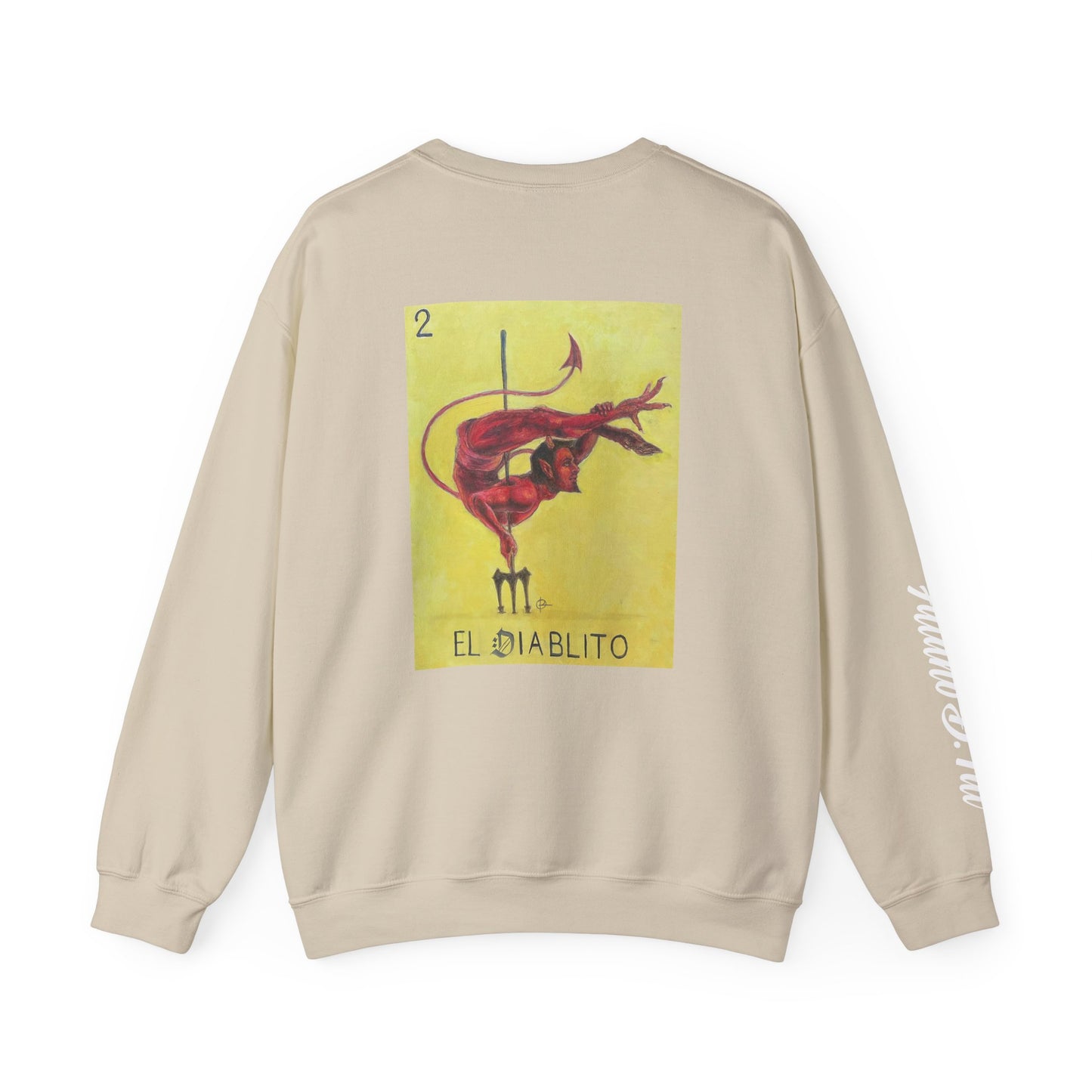 Double sided Contortionist/Herkey Diablito Unisex Sweatshirt