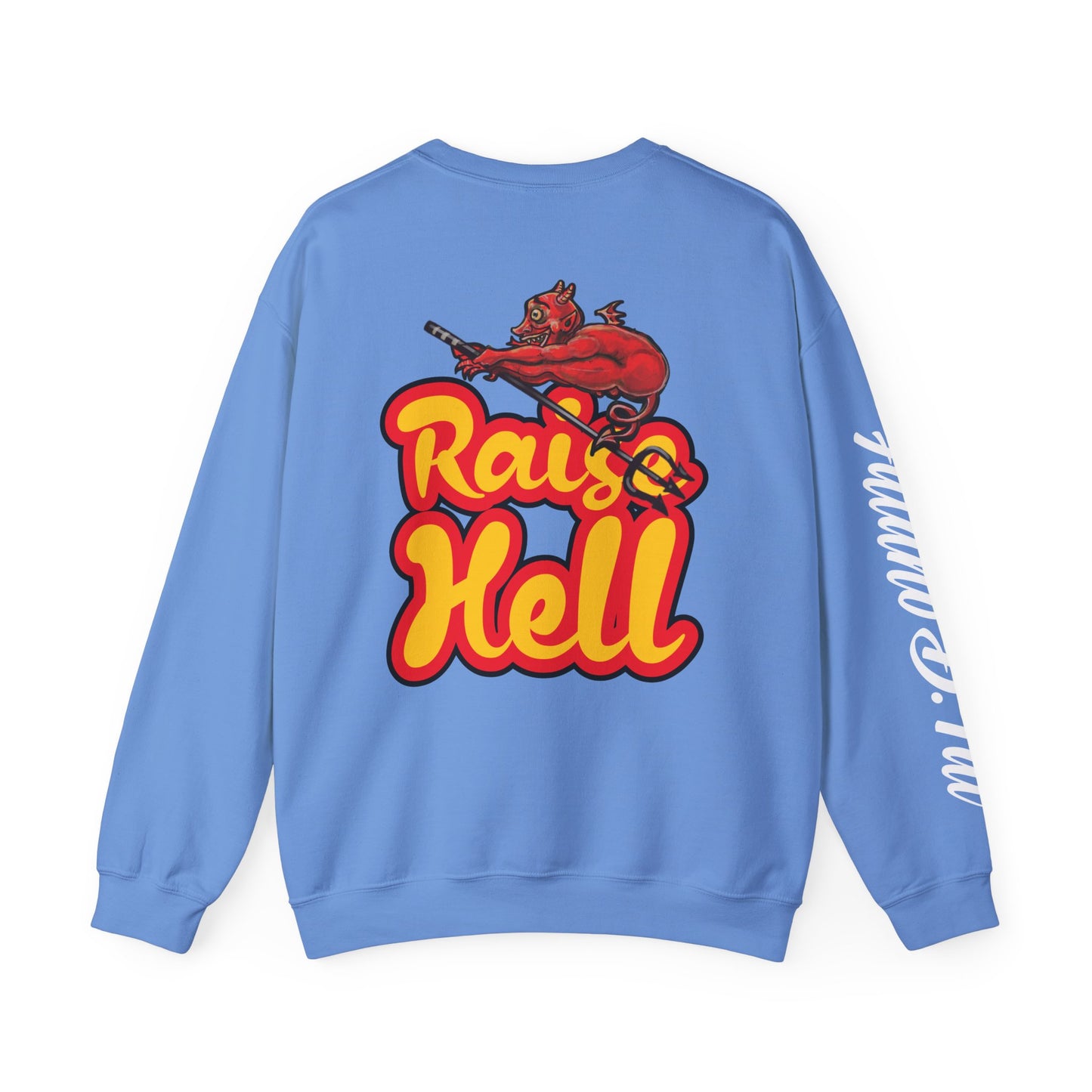 Double sided, Raise Hell/Toe Touch Diablito Unisex Sweatshirt