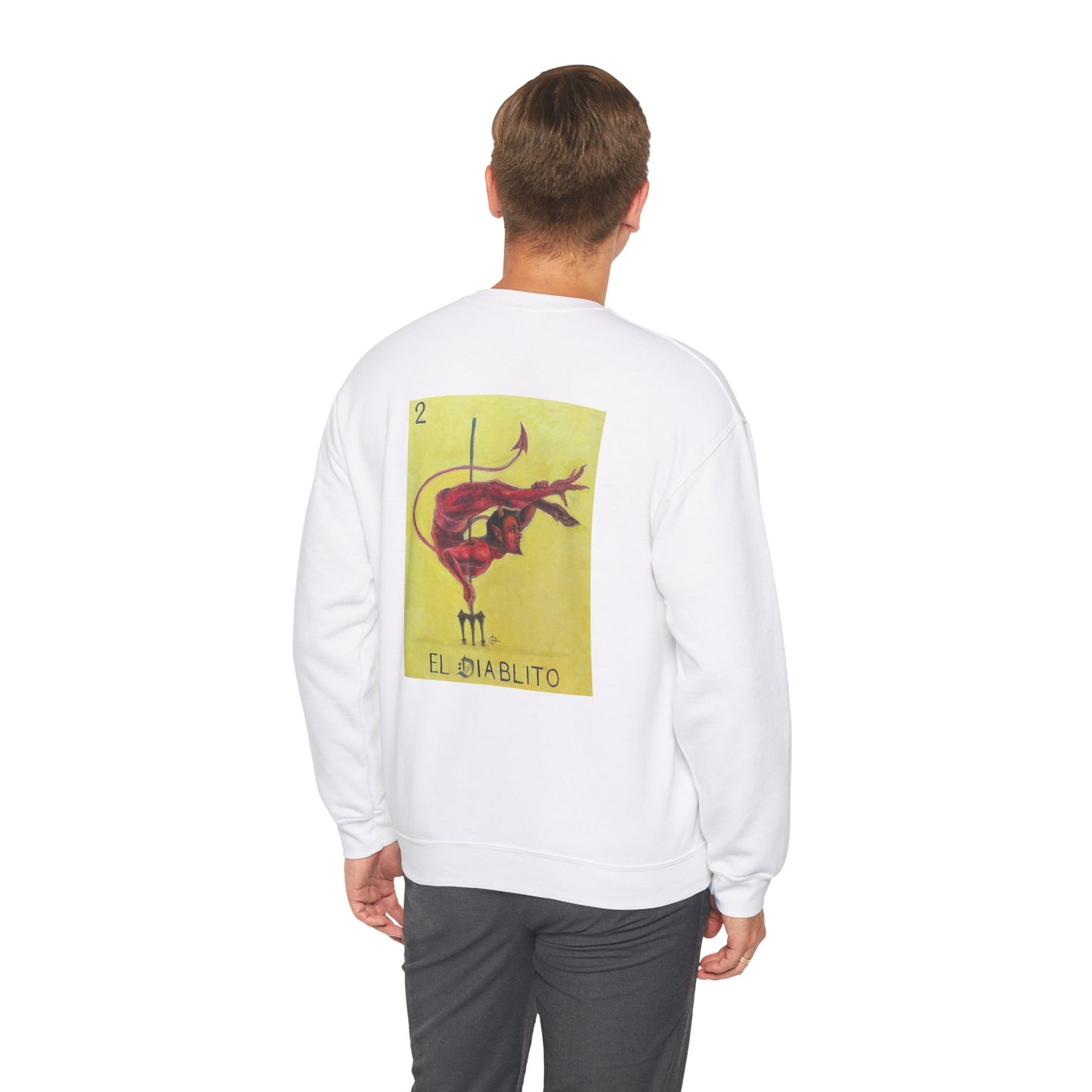 Double sided Contortionist/Herkey Diablito Unisex Sweatshirt