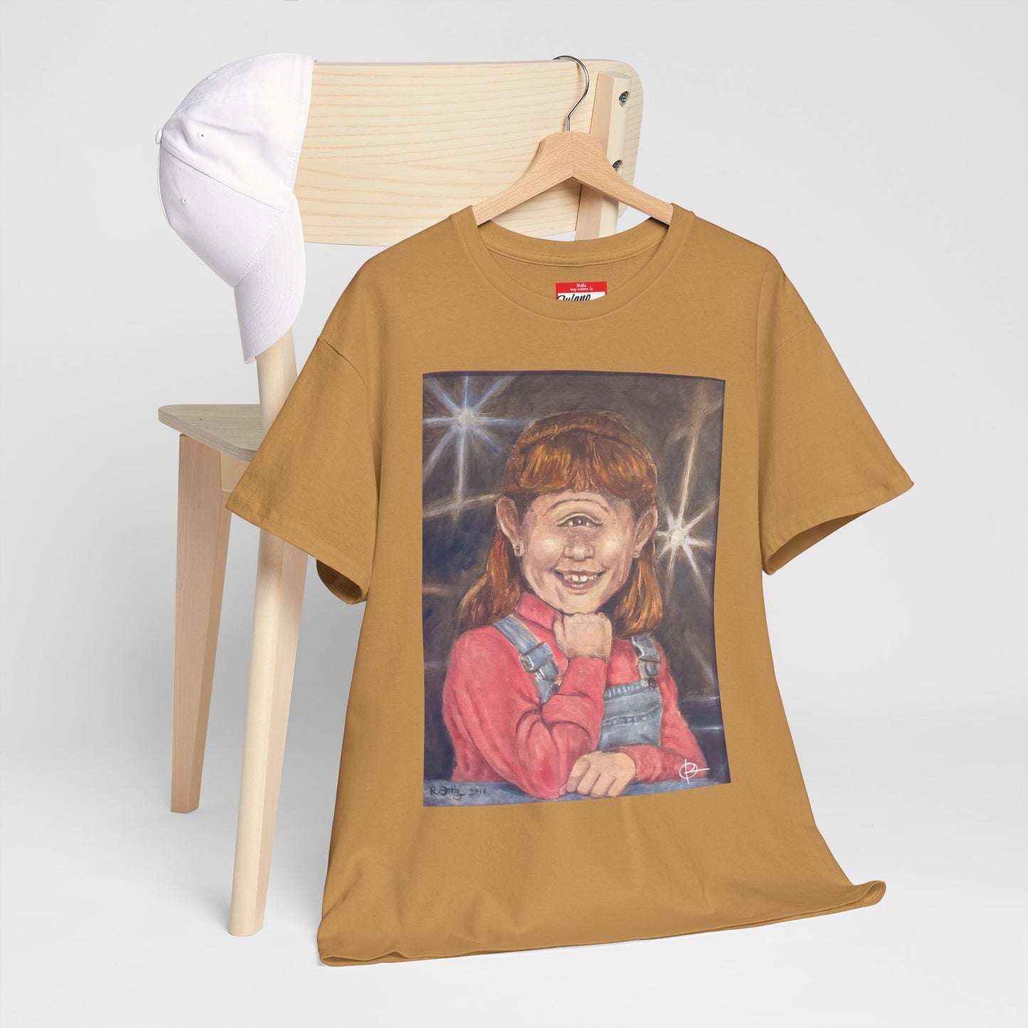 Chloe the Cyclops School Photo Unisex Cotton Tee